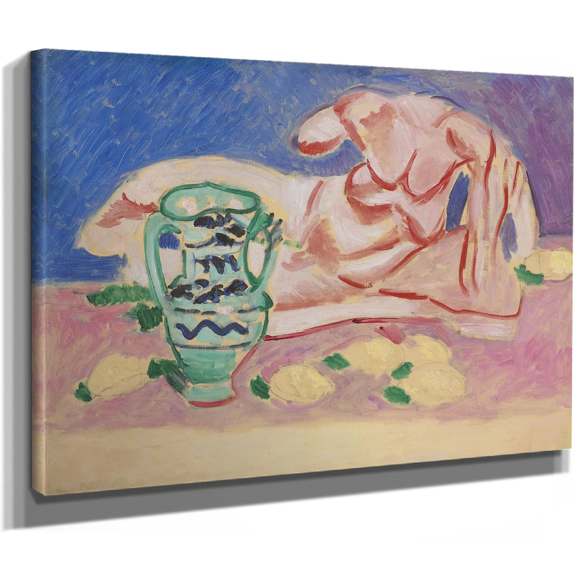 Le Crâne Et Vase Avec Fleurs (Skull And Vase With Flowers) by Henri Matisse