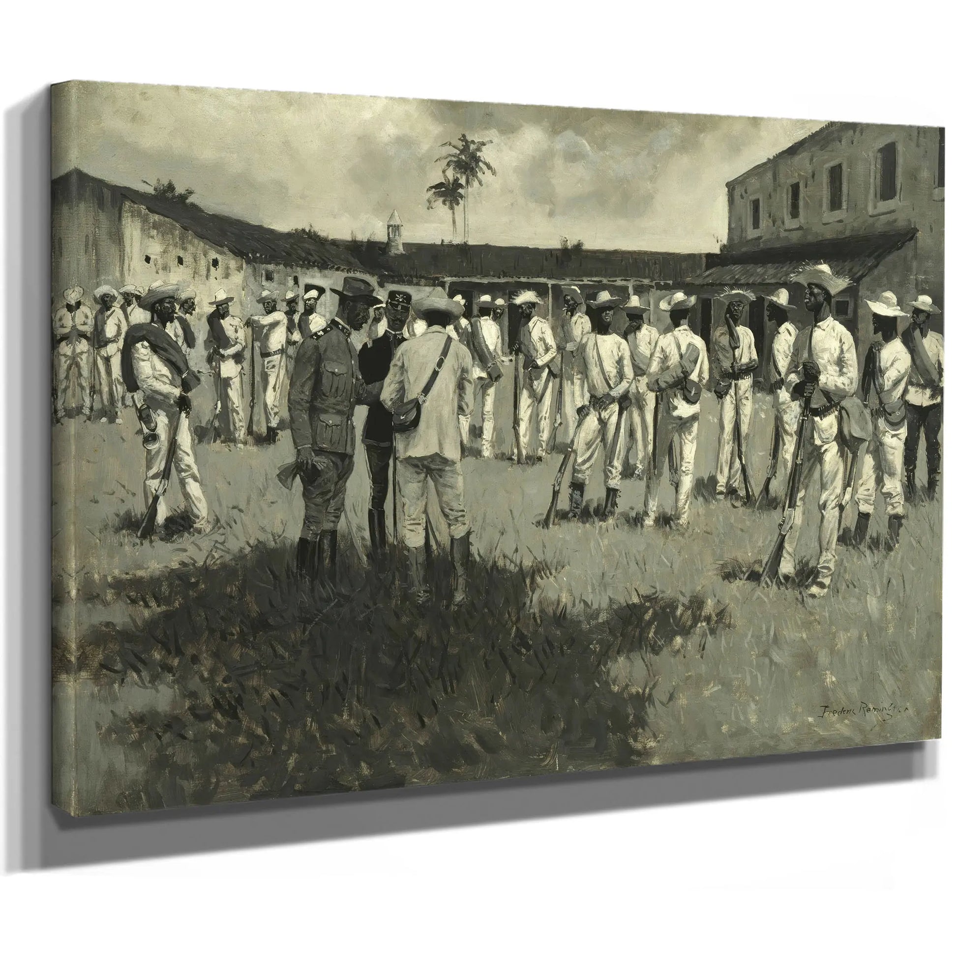 Disbanding Gomez Army  by Frederic Remington