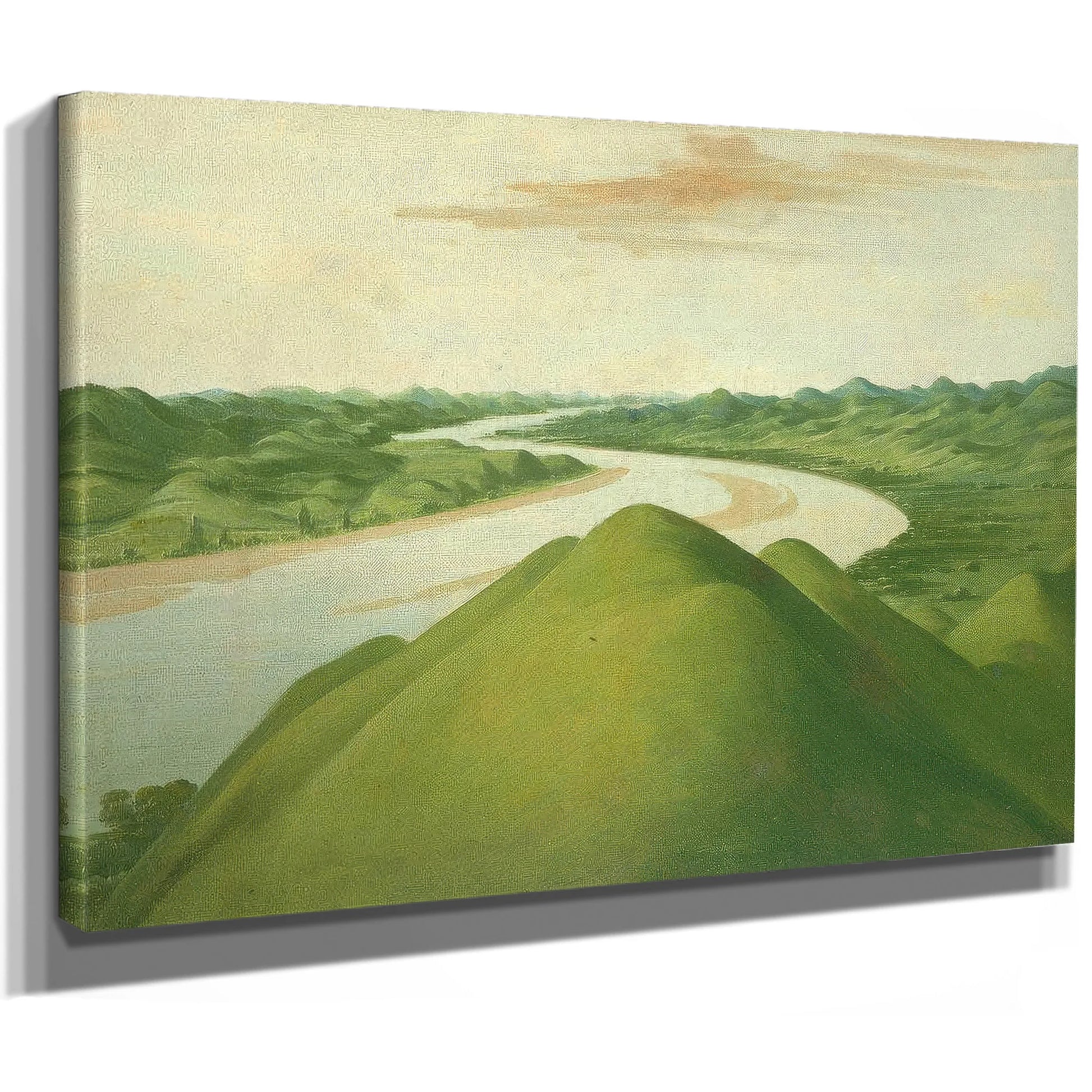 View In The Cross Timbers, Texas By George Catlin Fine Art Print