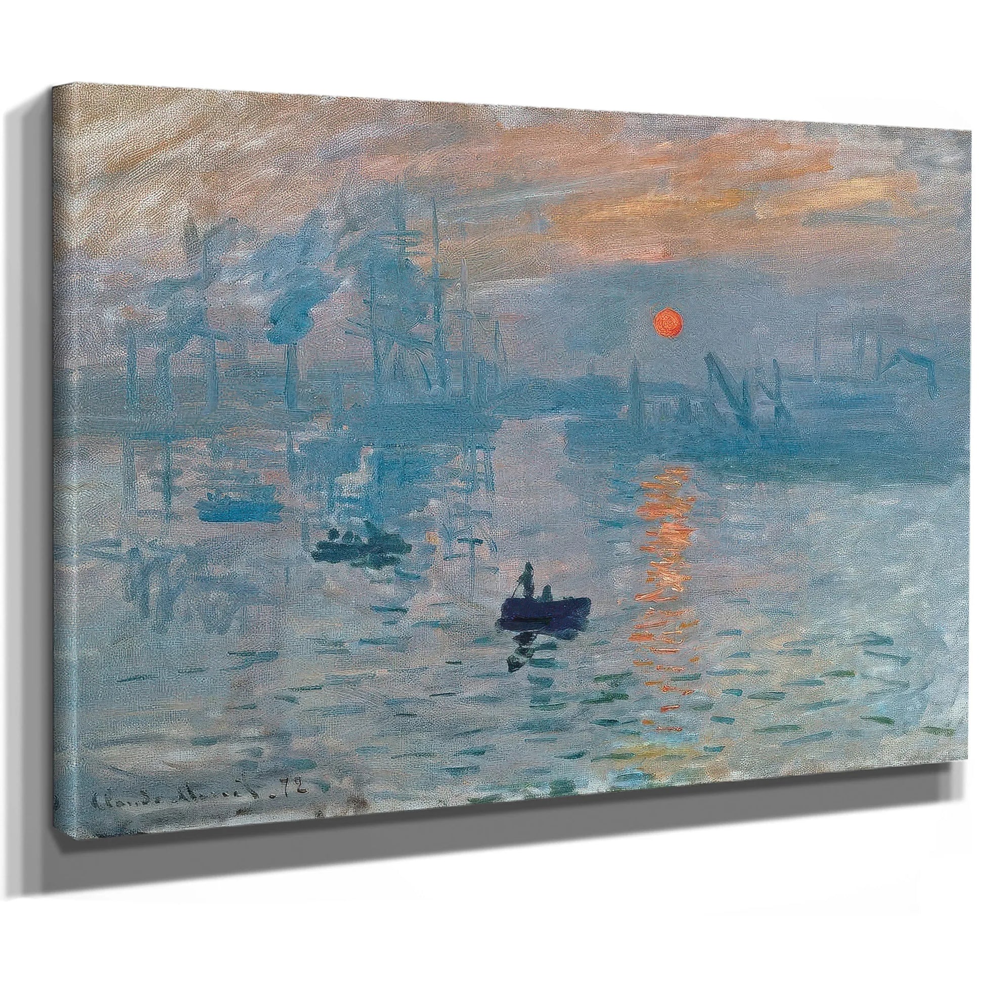 Impression Sunrise 1872 By Claude Monet Fine Art Print