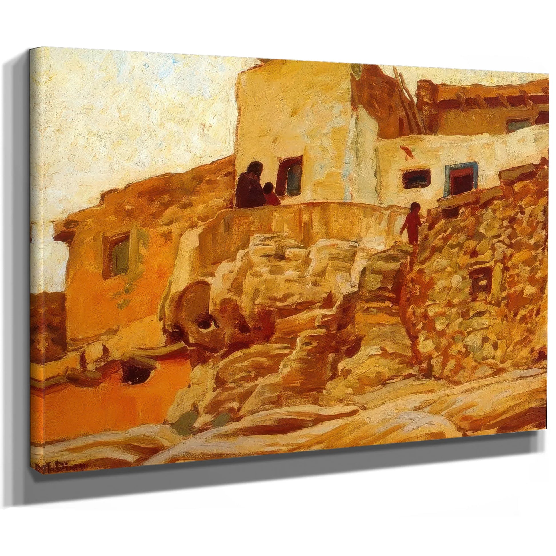Walls Of Walpi By Maynard Dixon Fine Art Print