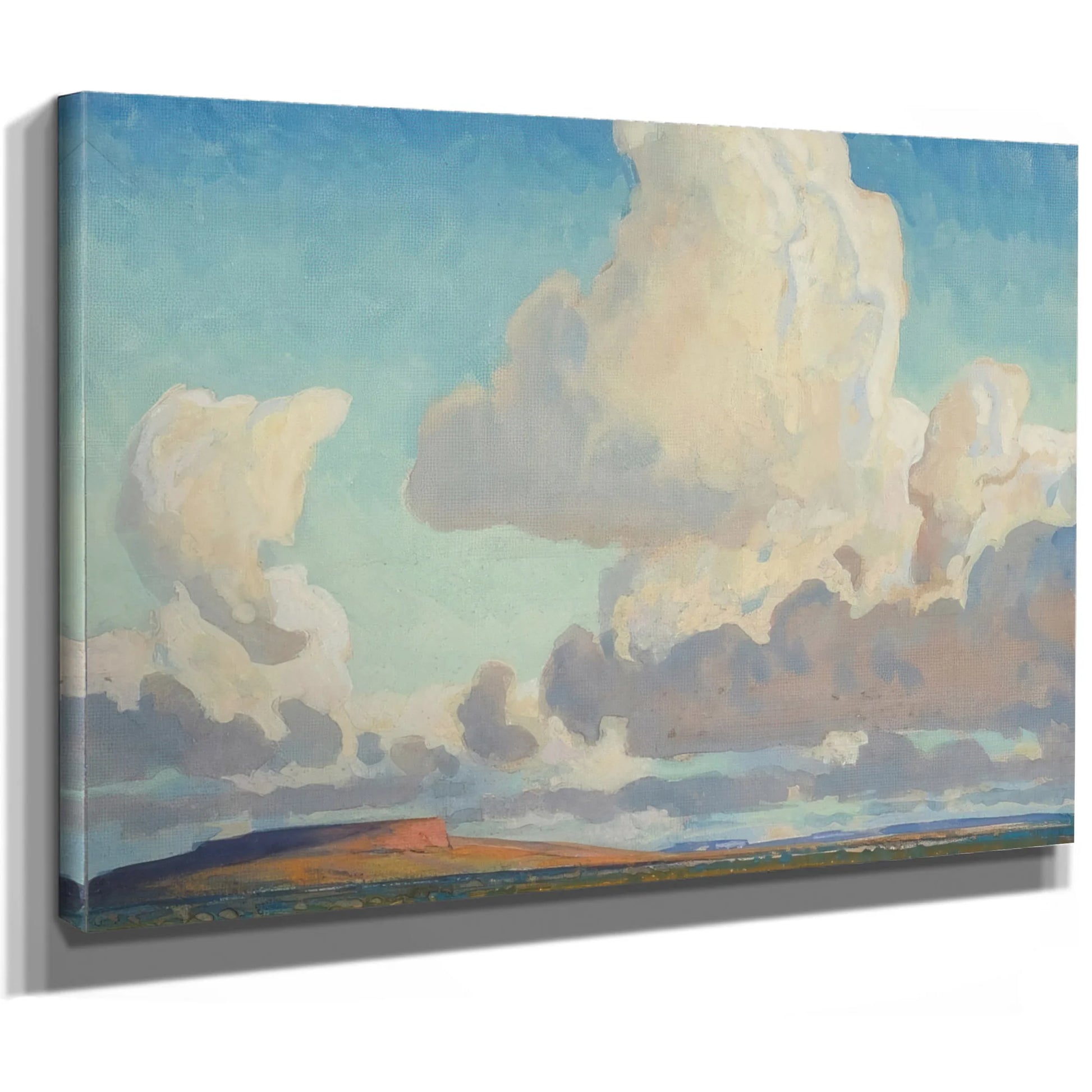 Big Clouds Over The Mesa 1925 By Maynard Dixon Fine Art Print