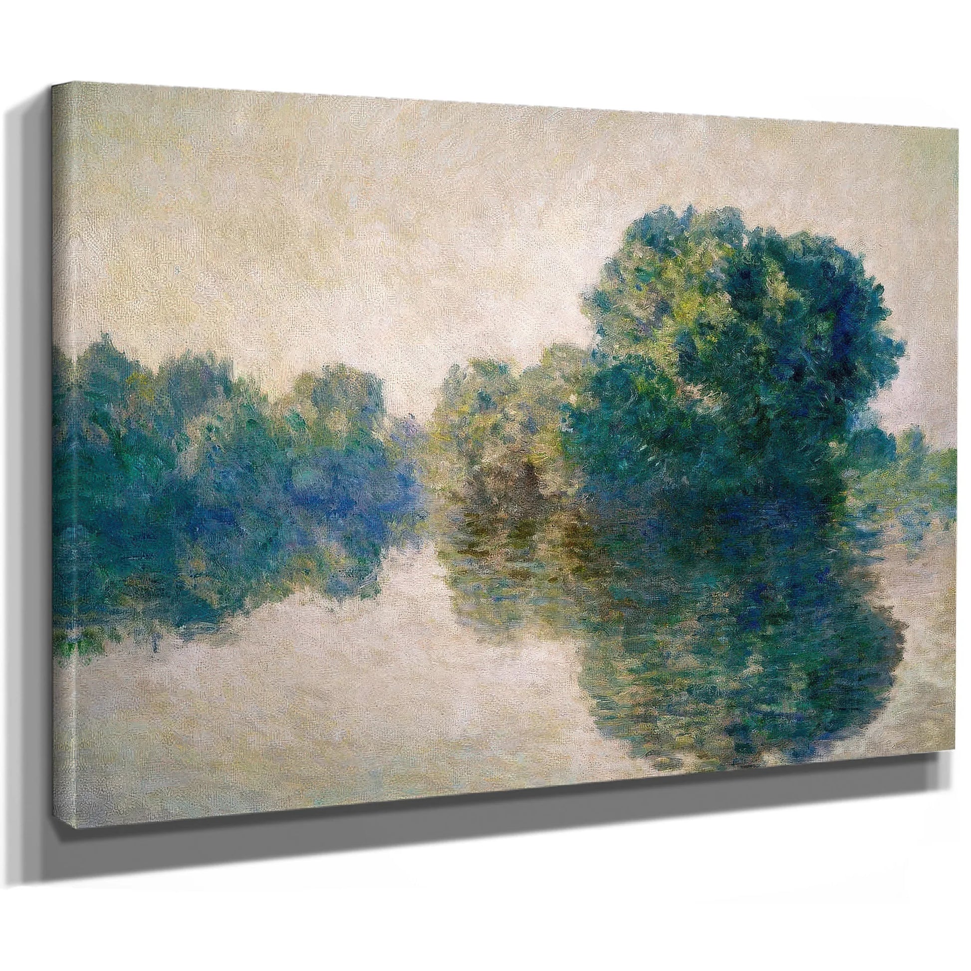 The Seine At Giverny By Claude Monet Fine Art Print