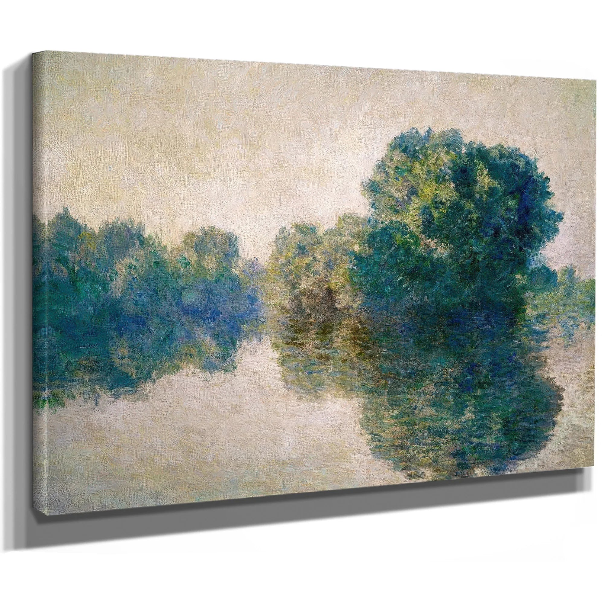 The Seine At Giverny By Claude Monet Fine Art Print