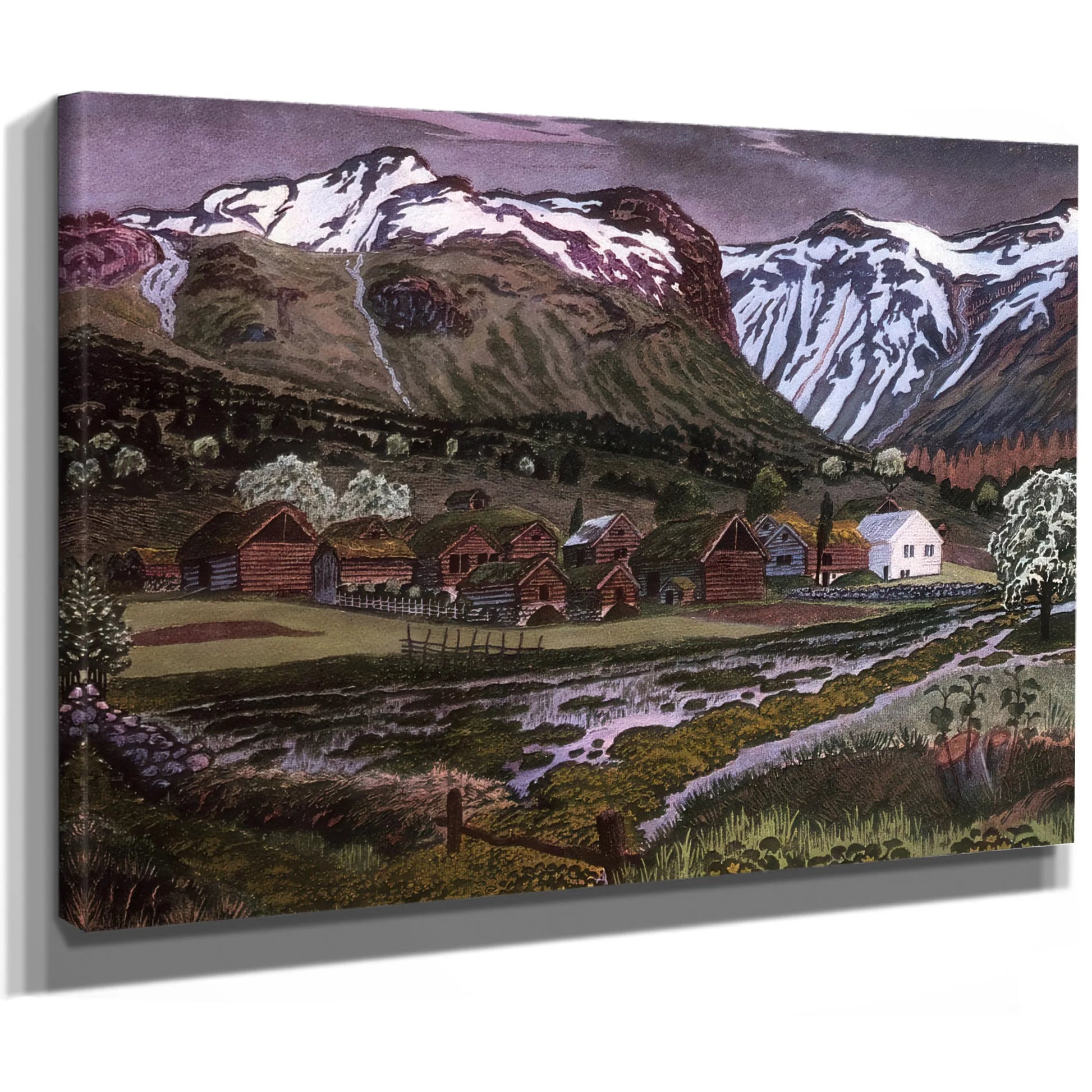 Marigold Night (Also Known As Soleienatt) By Nicolai Astrup Fine Art Print