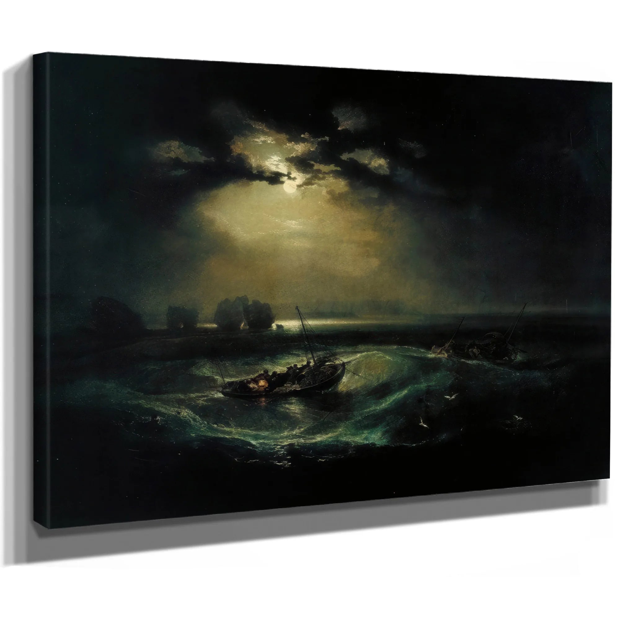 Fishermen At Sea 1796 1 By Joseph Mallord William Turner Fine Art Print