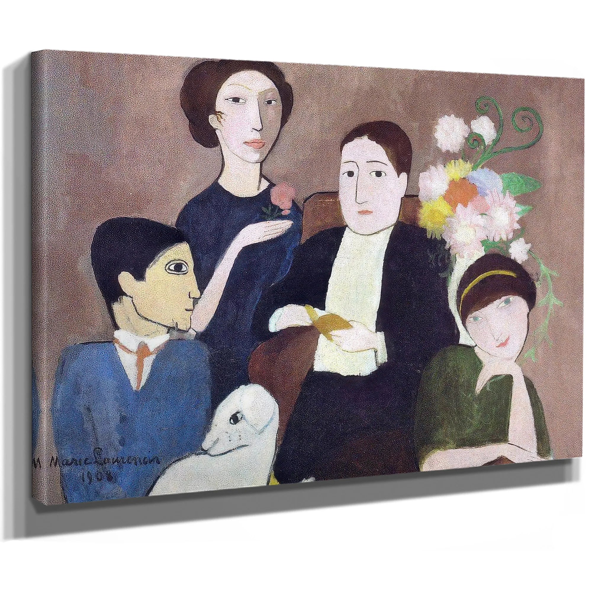 Group Of Artists 1908 By Marie Laurencin Fine Art Print