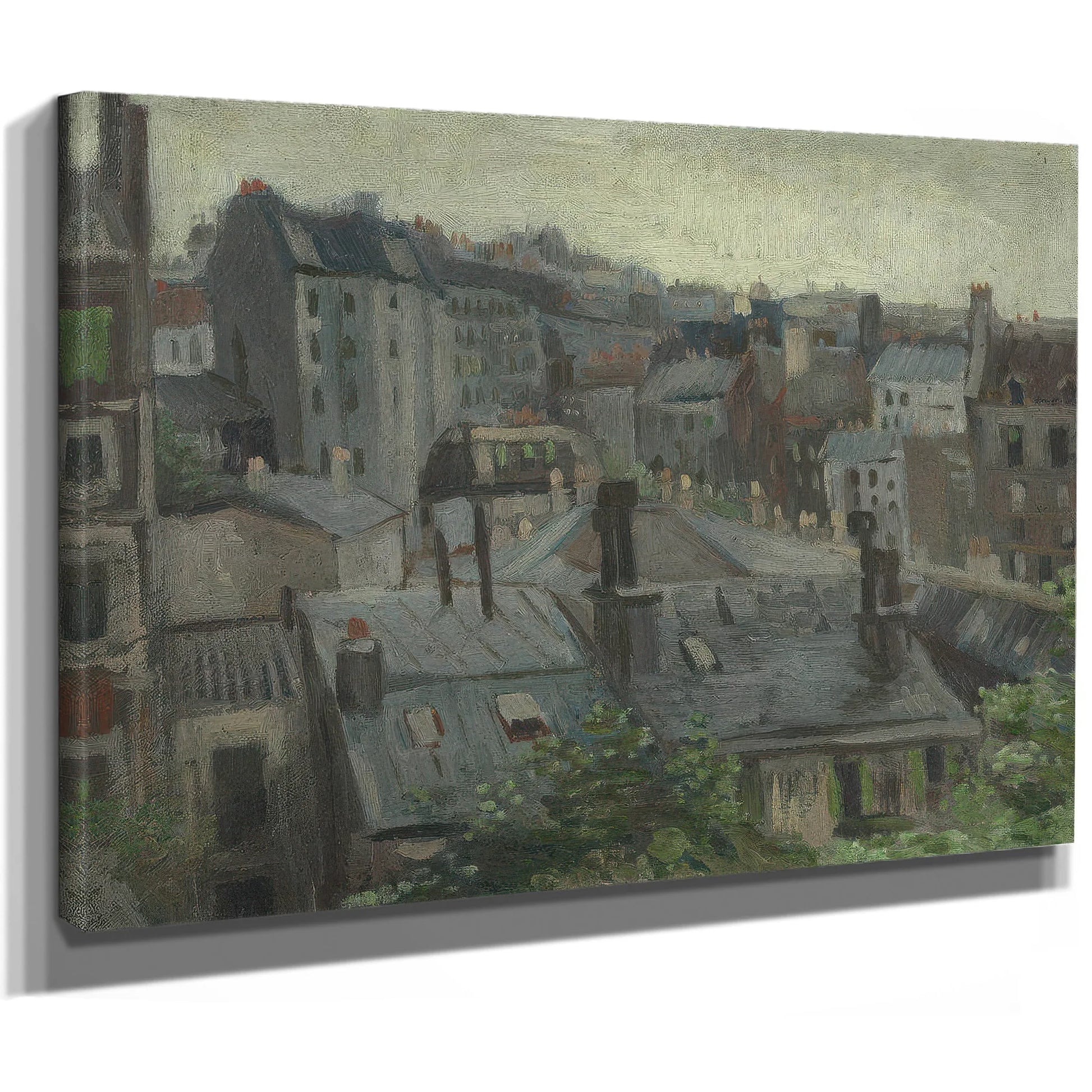 View From Vincent's Studio By Vincent Van Gogh Fine Art Print