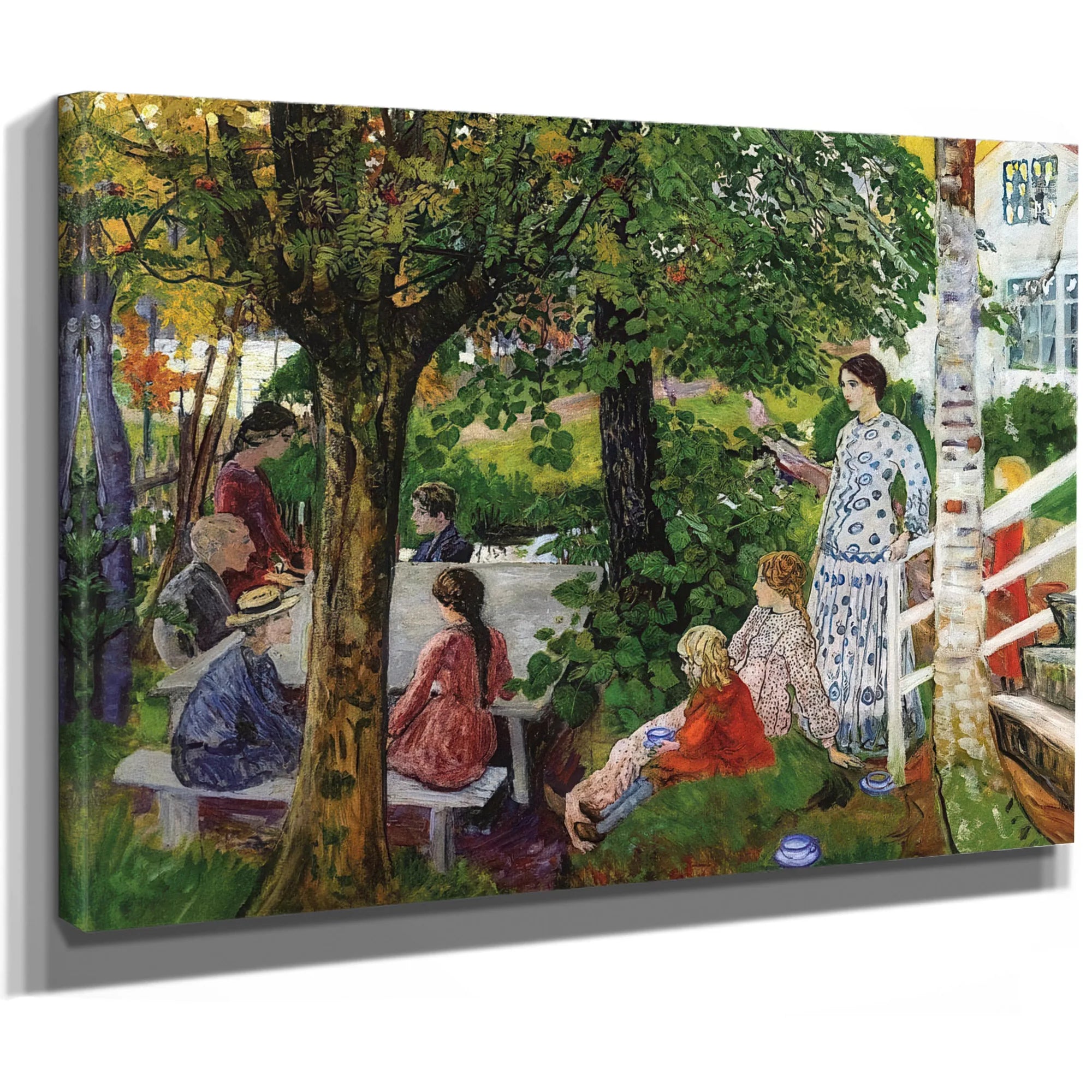 Birthday In The Garden By Nicolai Astrup Fine Art Print
