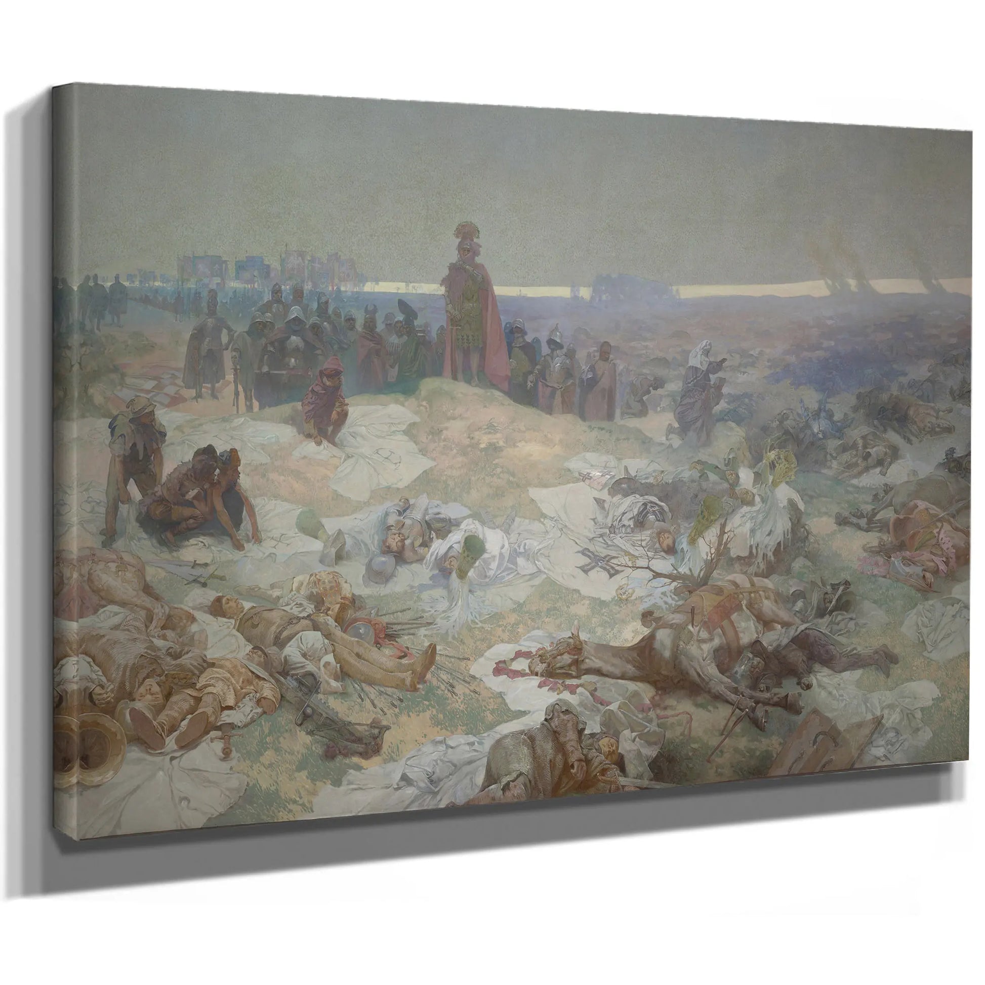 After The Battle Of Grunwald by Alphonse Mucha