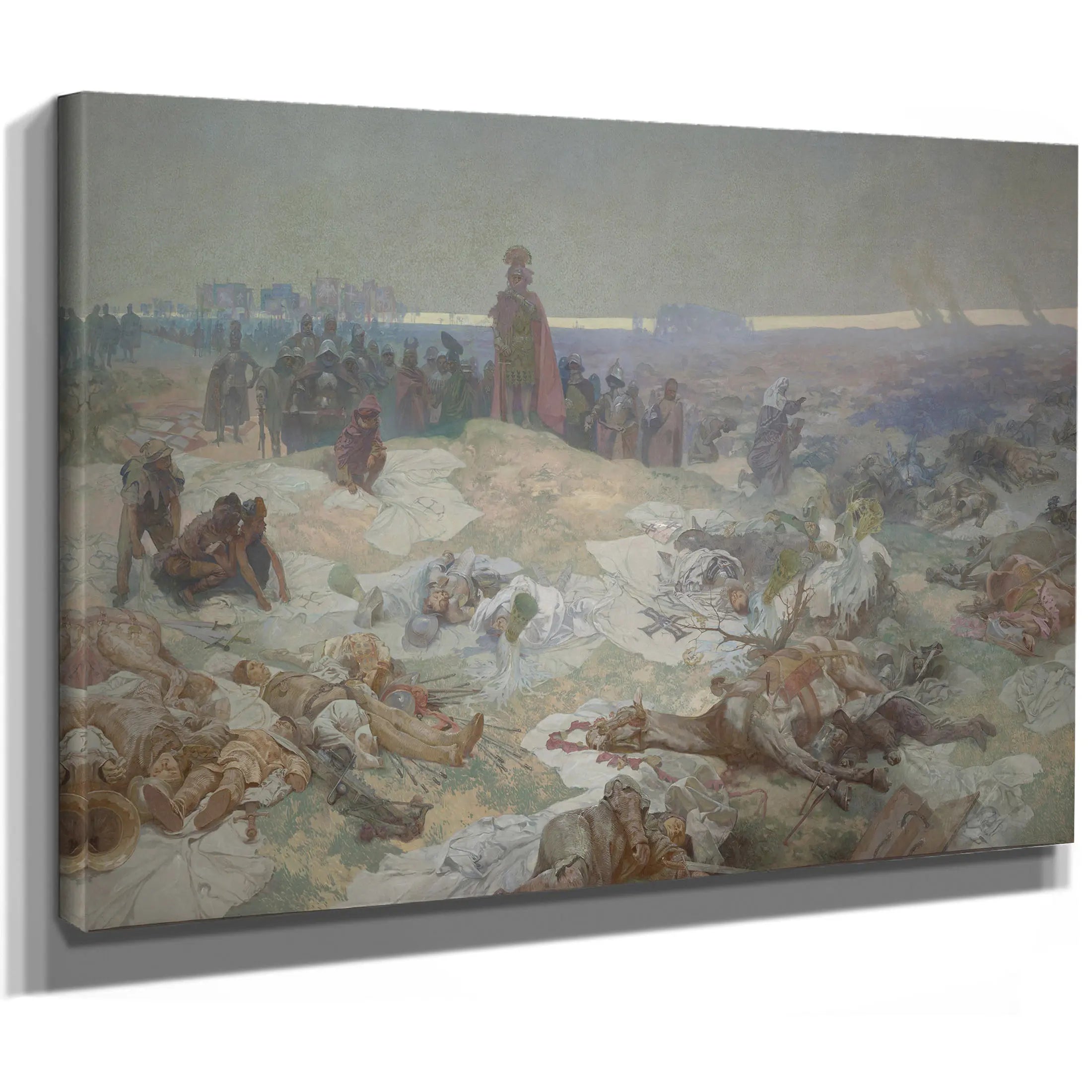 After The Battle Of Grunwald by Alphonse Mucha