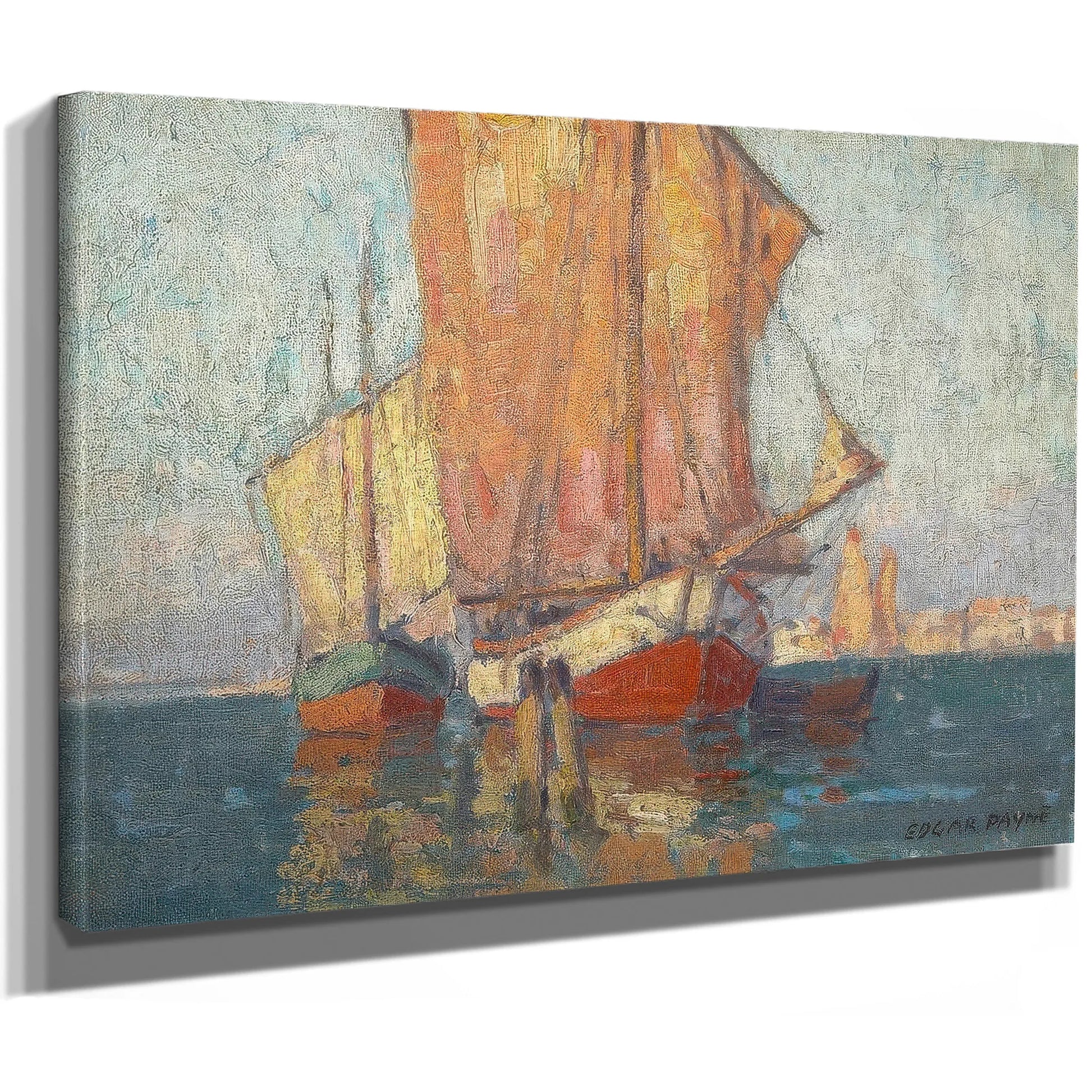 Golden Sails By Edgar Payne Fine Art Print