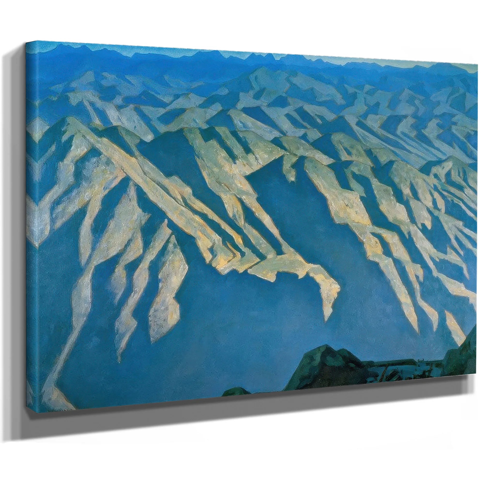 Men And Mountains By Maynard Dixon Fine Art Print