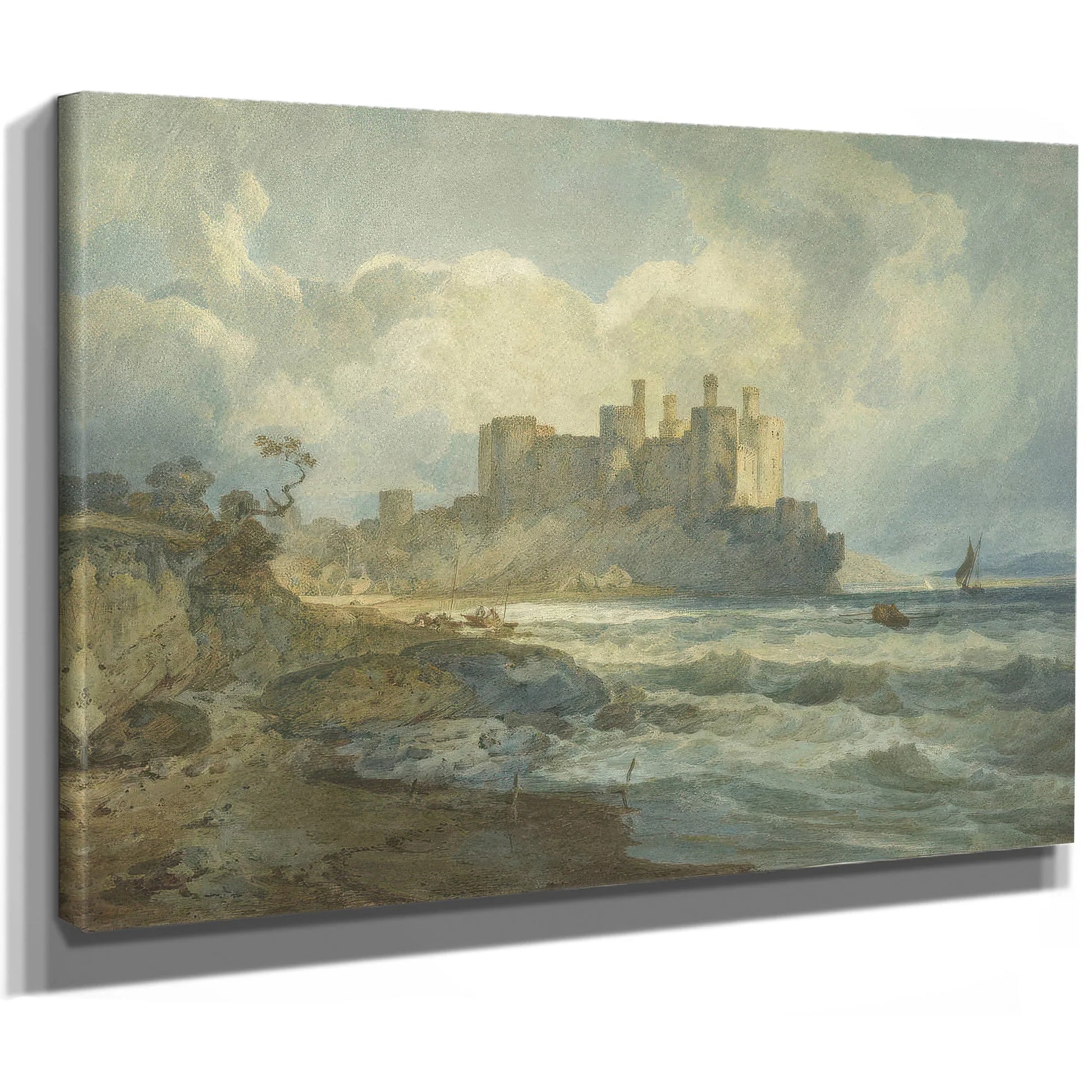 Conway Castle North Wales by Joseph Mallord William Turner Fine Art Print