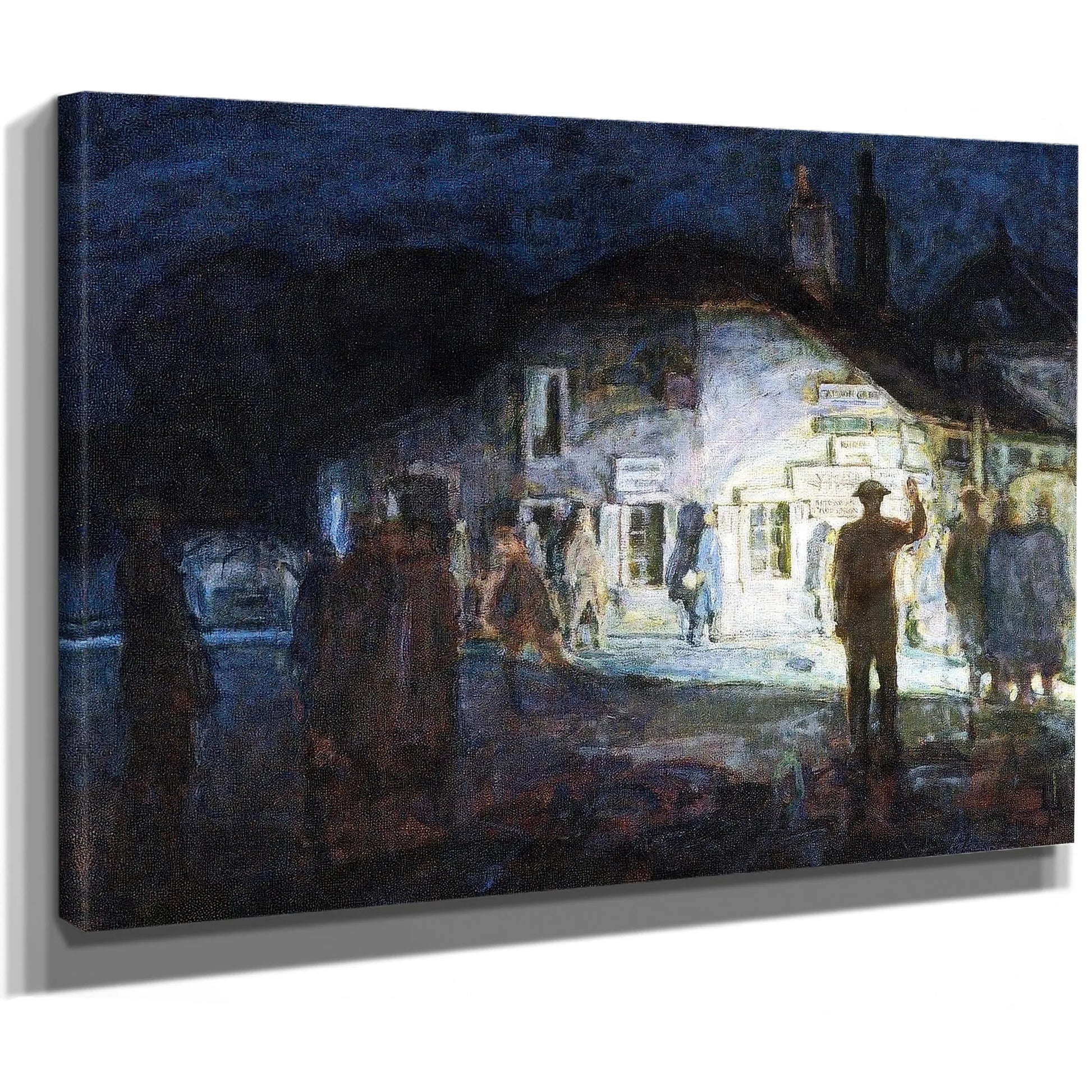 Intersection Of Roads, Neufchateau, World War I By Henry Ossawa Tanner Fine Art Print