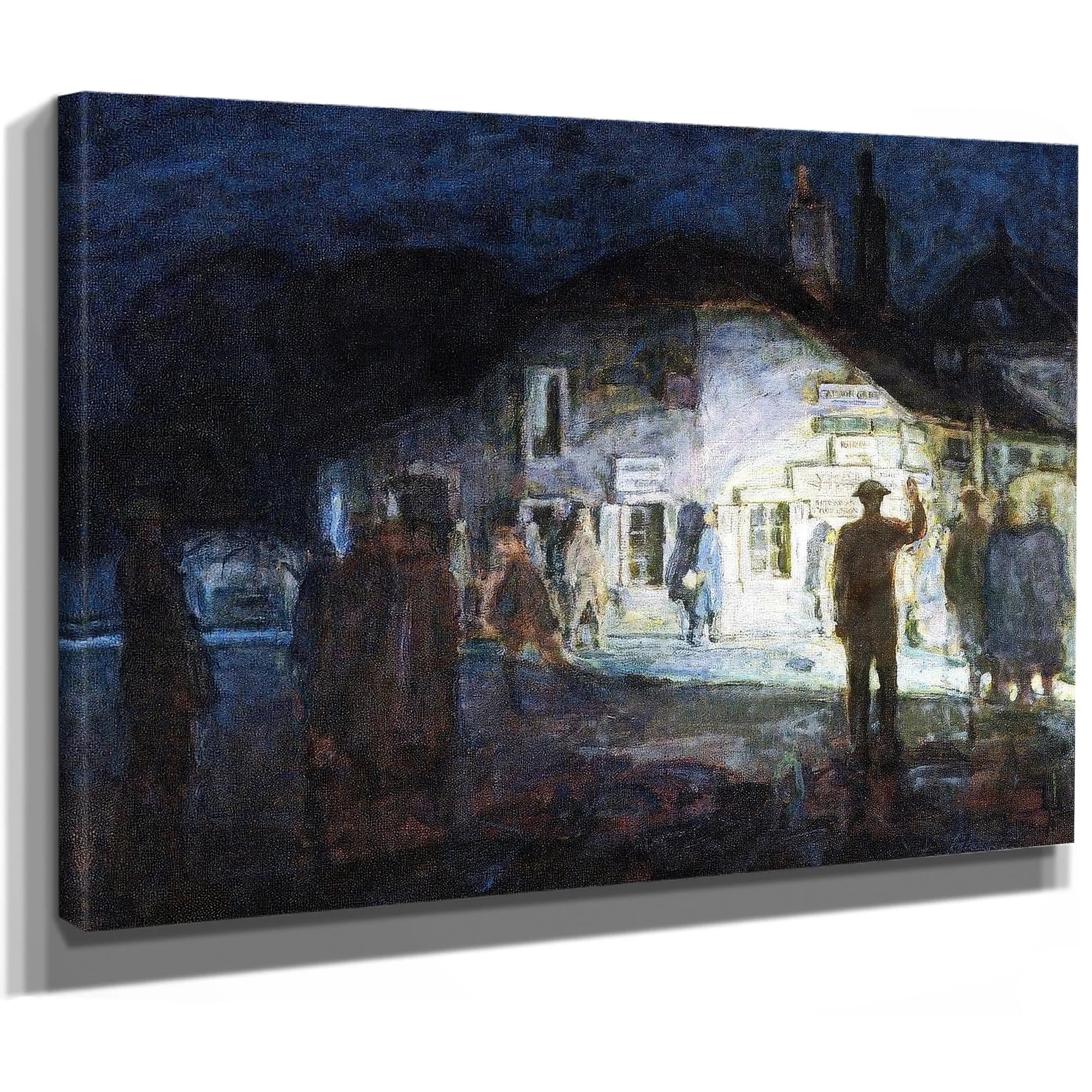 Intersection Of Roads, Neufchateau, World War I By Henry Ossawa Tanner Fine Art Print