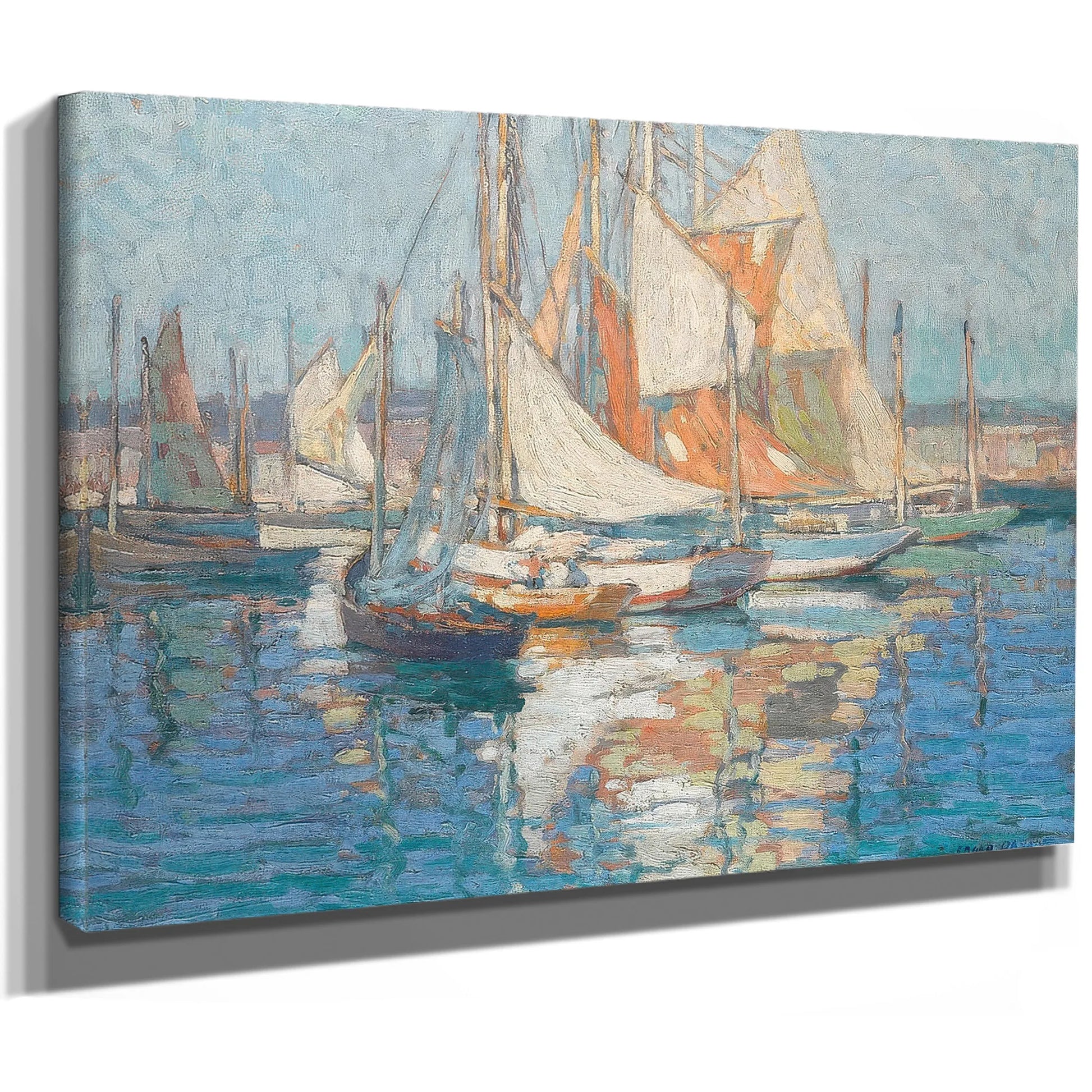 Concarneau Harbor By Edgar Payne Fine Art Print