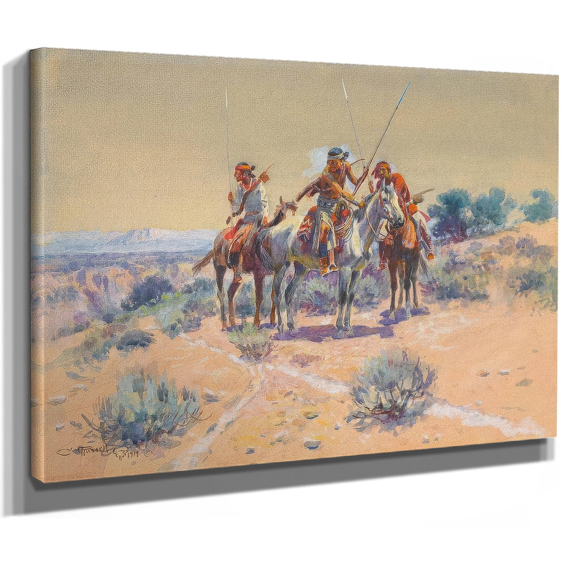 Scouting Party By Charles Marion Russell Fine Art Print