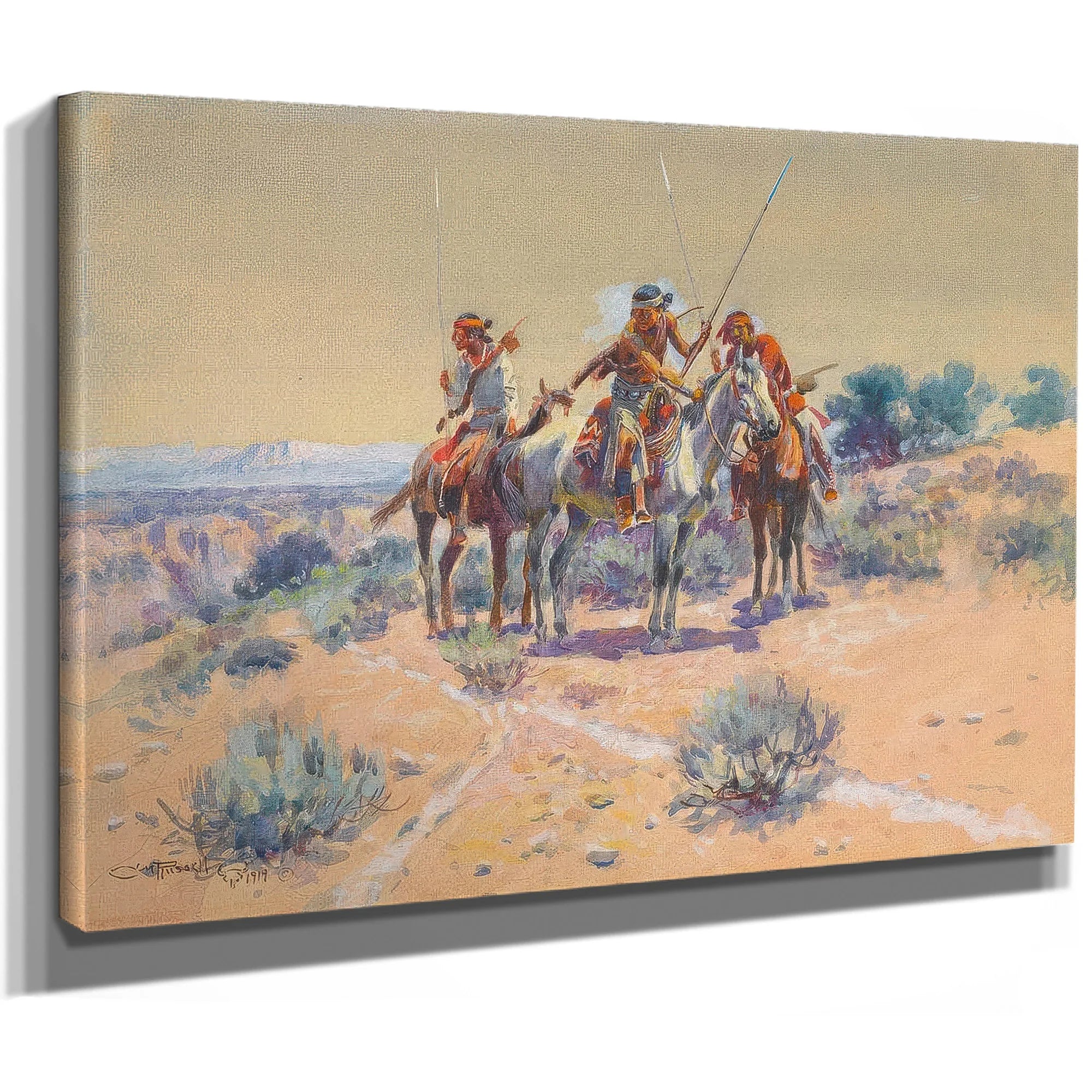 Scouting Party By Charles Marion Russell Fine Art Print