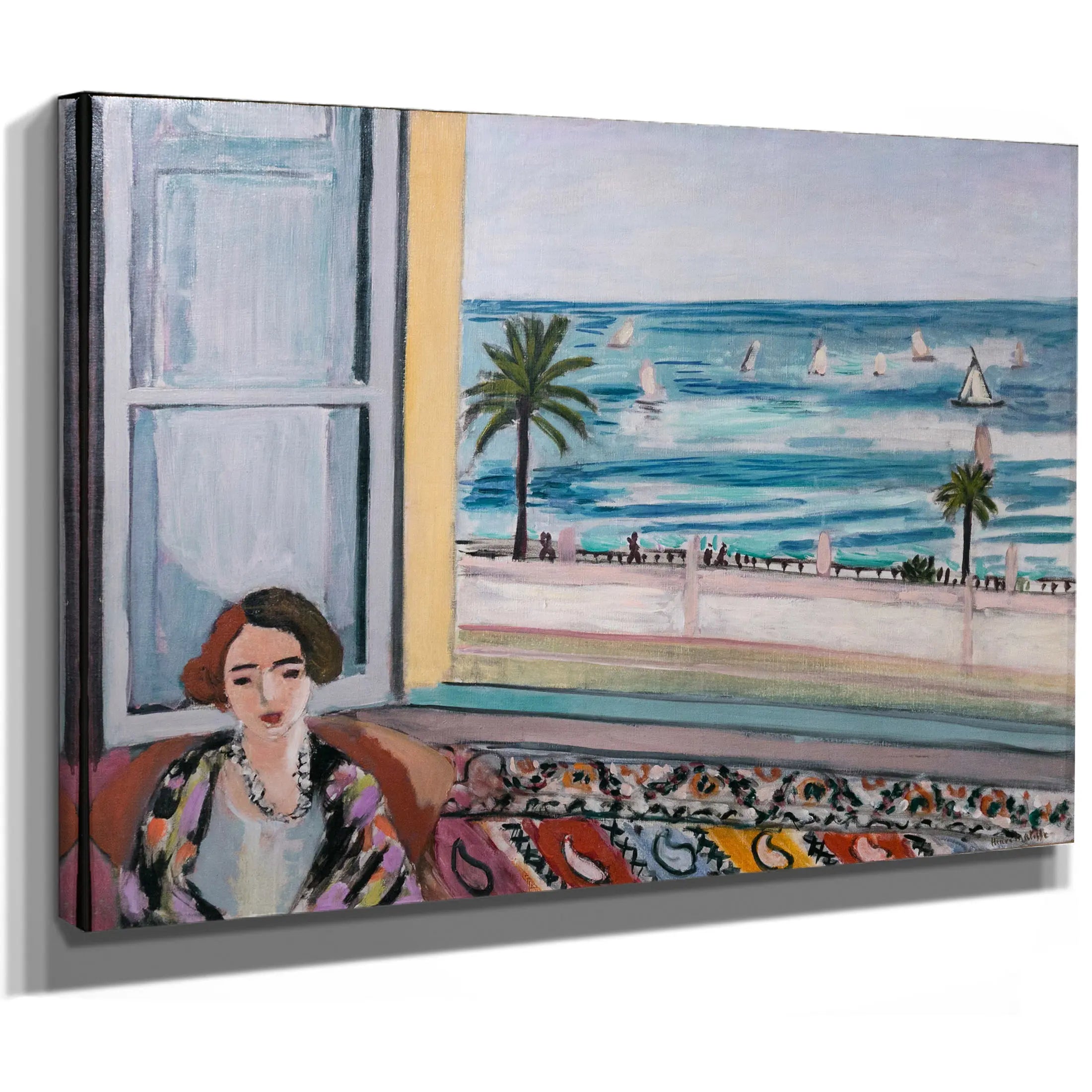 Seated Woman Back Turned To The Open Window by Henri Matisse