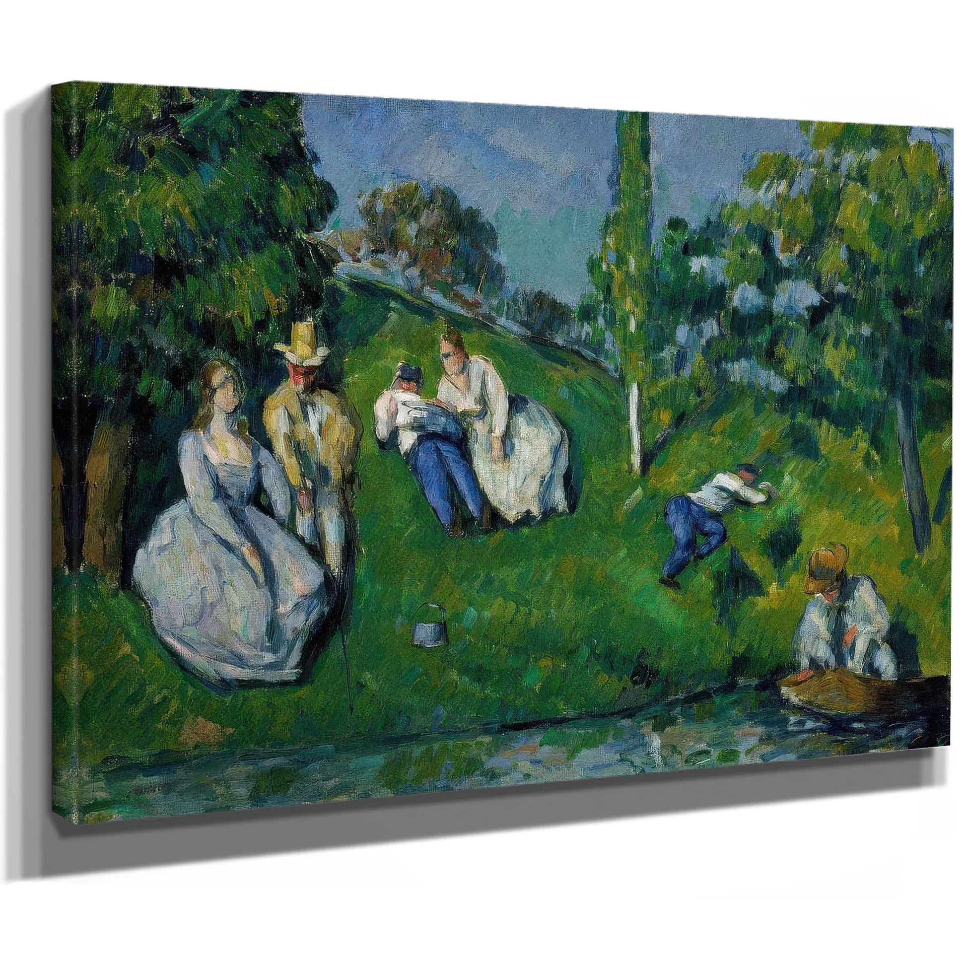 The Pond By Paul Cezanne Fine Art Print