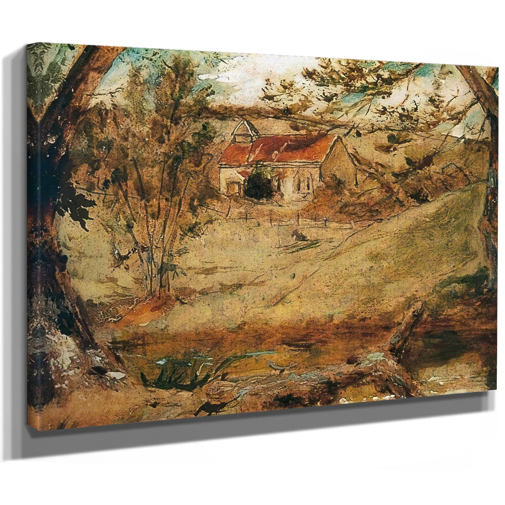 Givendale Church By William Etty Fine Art Print