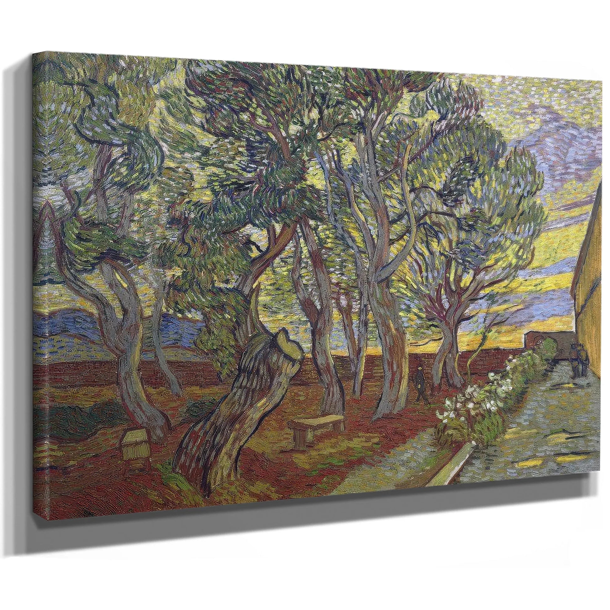 The Garden Of Saint Paul's Hospital 2 By Vincent Van Gogh Fine Art Print