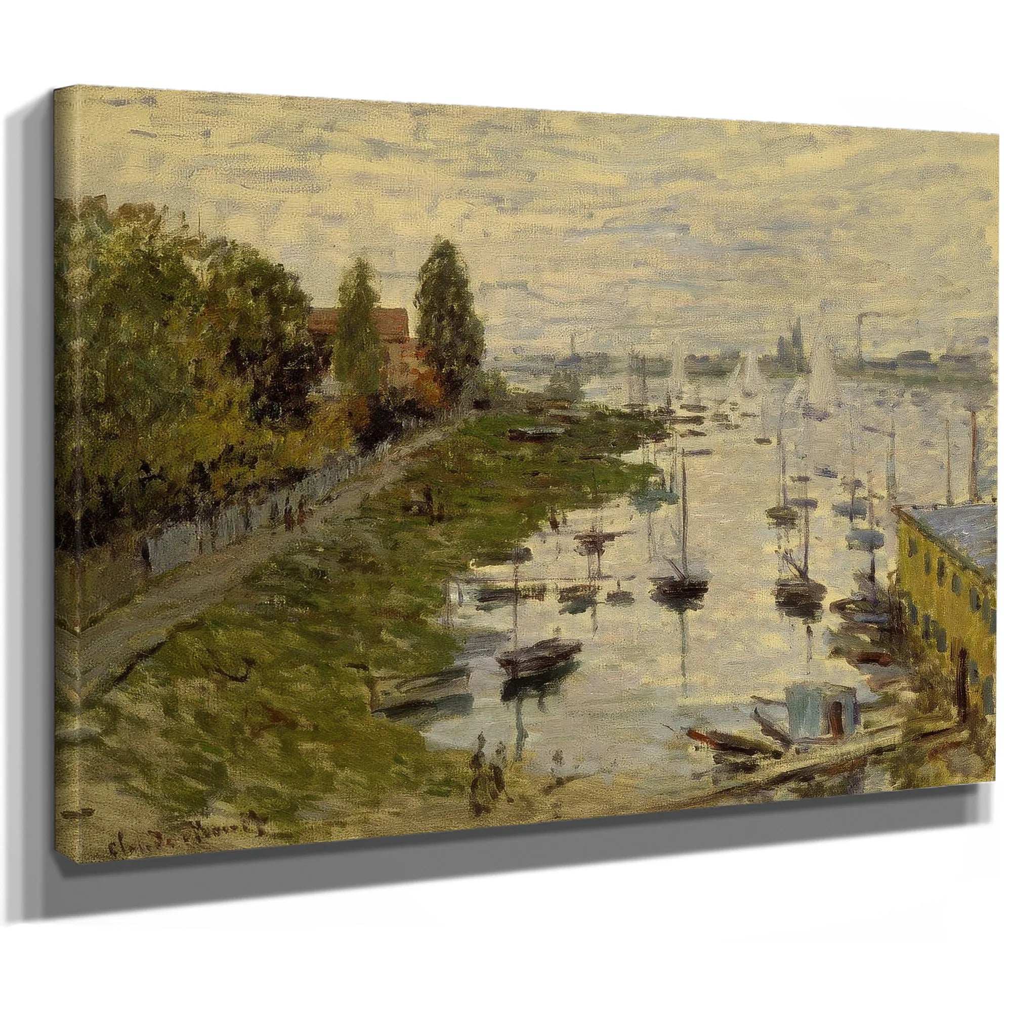 The Port Of Argenteuil (Le Bassin De Argenteuil) By Claude Monet Fine Art Print