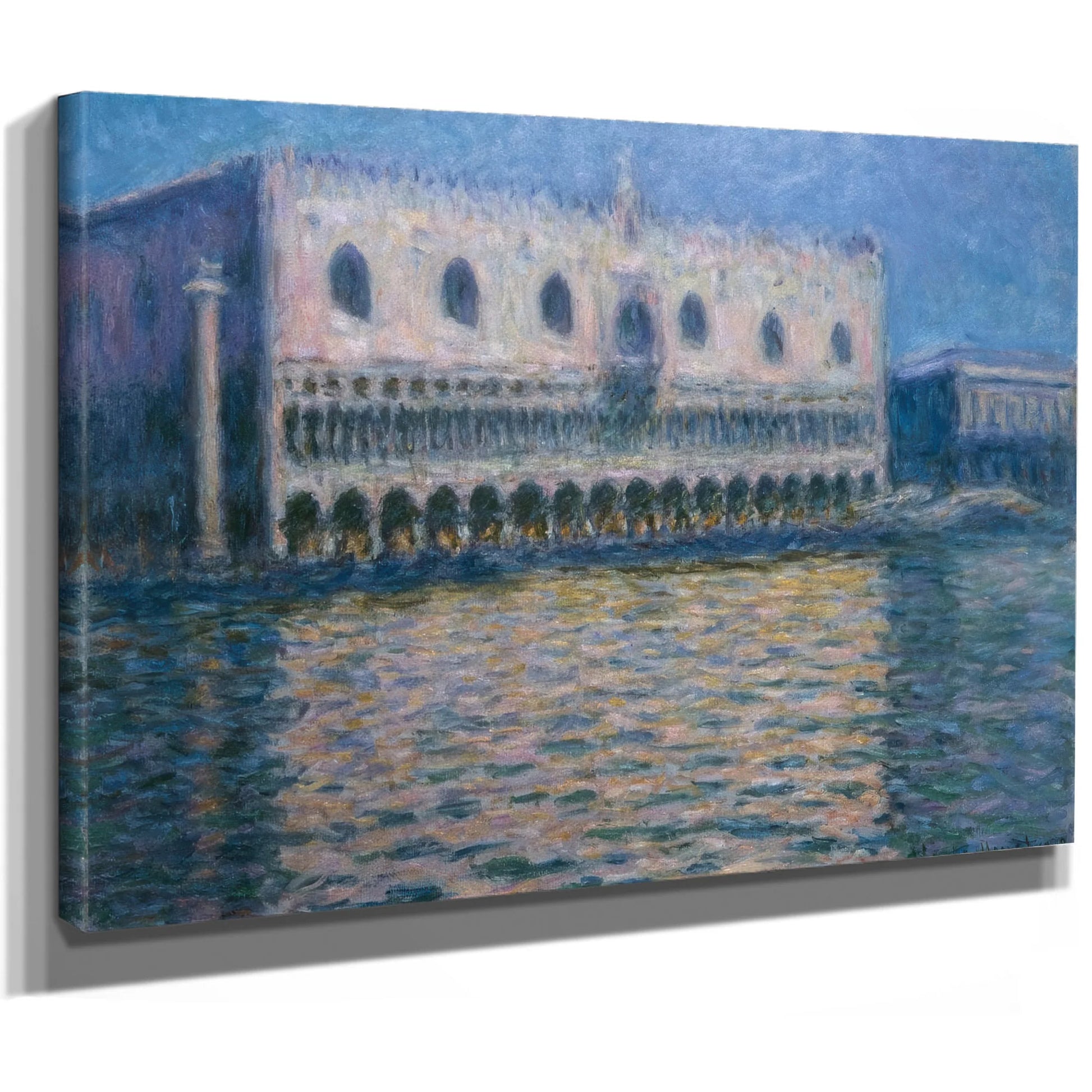 The Doge's Palace In Venice By Claude Monet Fine Art Print