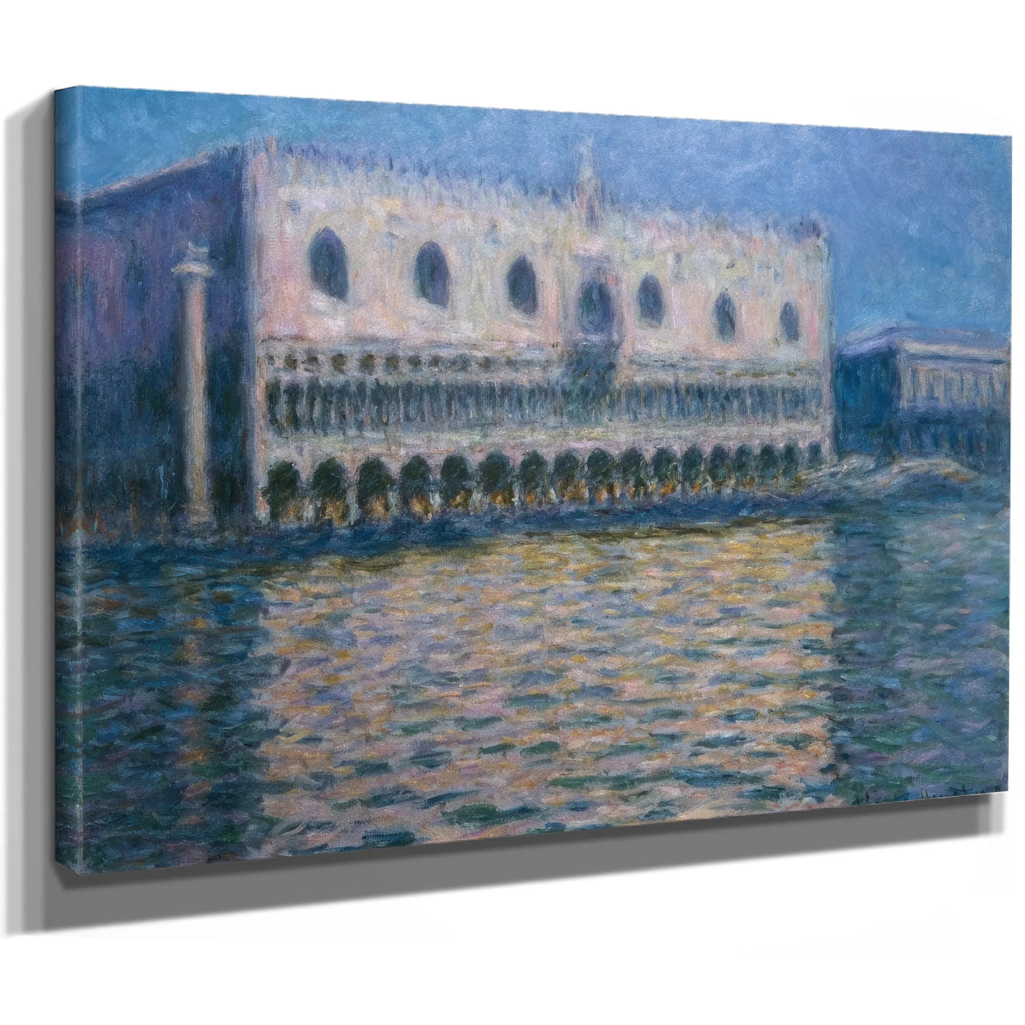 The Doge's Palace In Venice By Claude Monet Fine Art Print