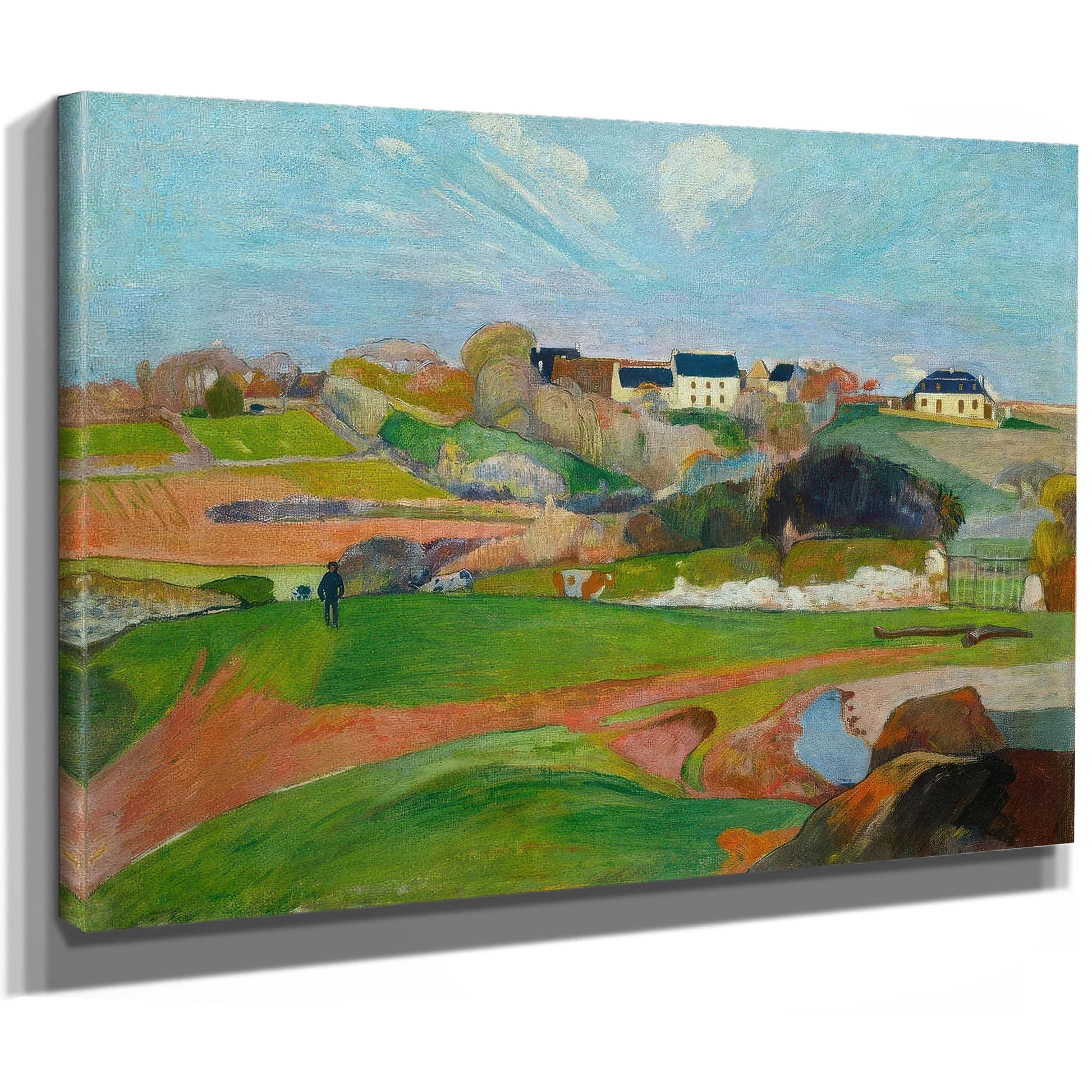 Landscape At Le Pouldu by Paul Gauguin Fine Art Print