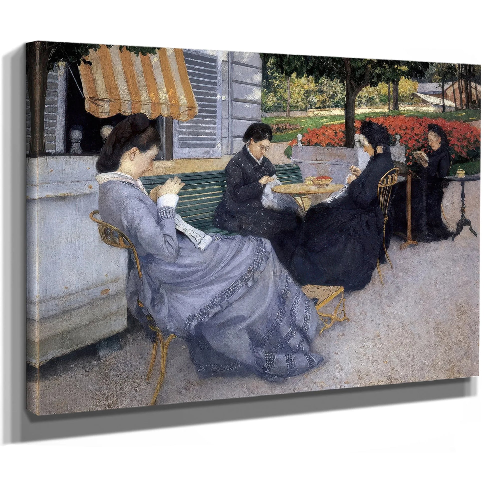 Portraits In The Country By Gustave Caillebotte Fine Art Print