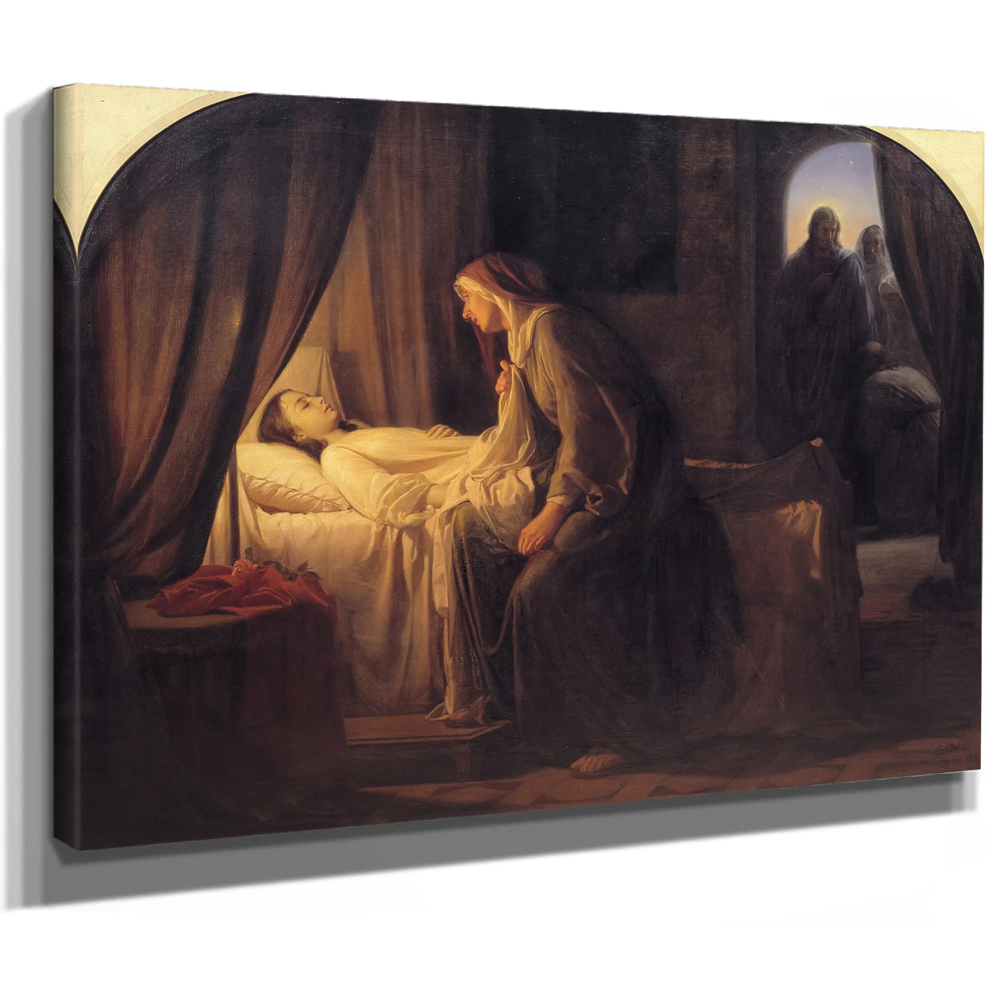 The Daughter Of Jairius by Carl Bloch