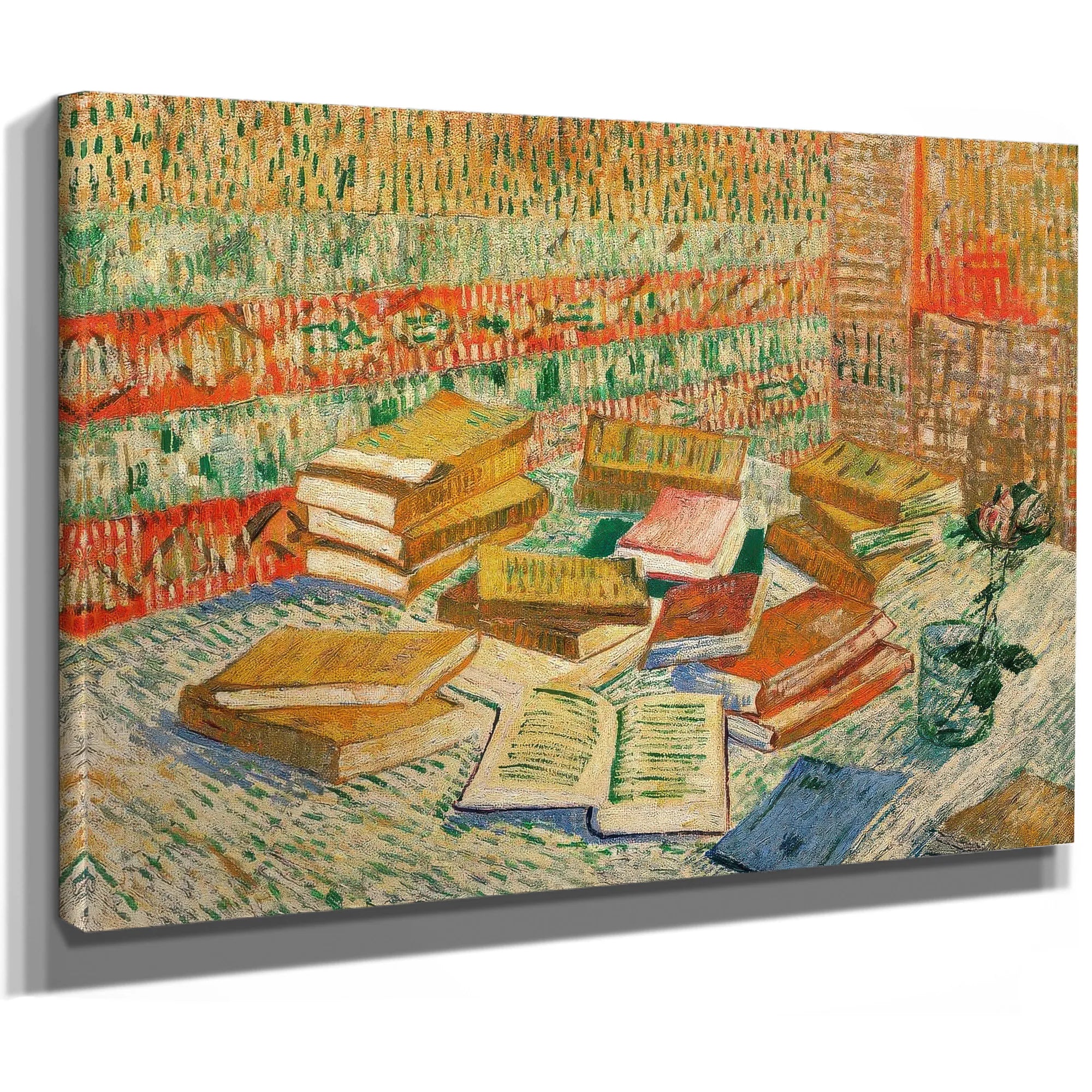 The Yellow Books By Vincent Van Gogh Fine Art Print