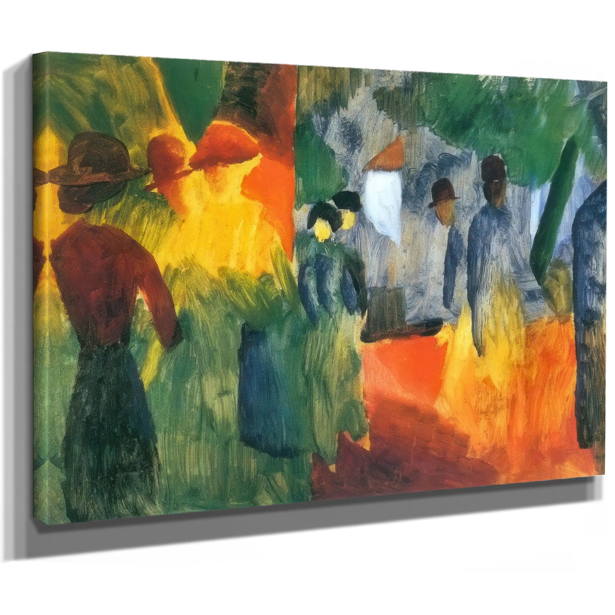 Sunset After The Rain By August Macke Fine Art Print