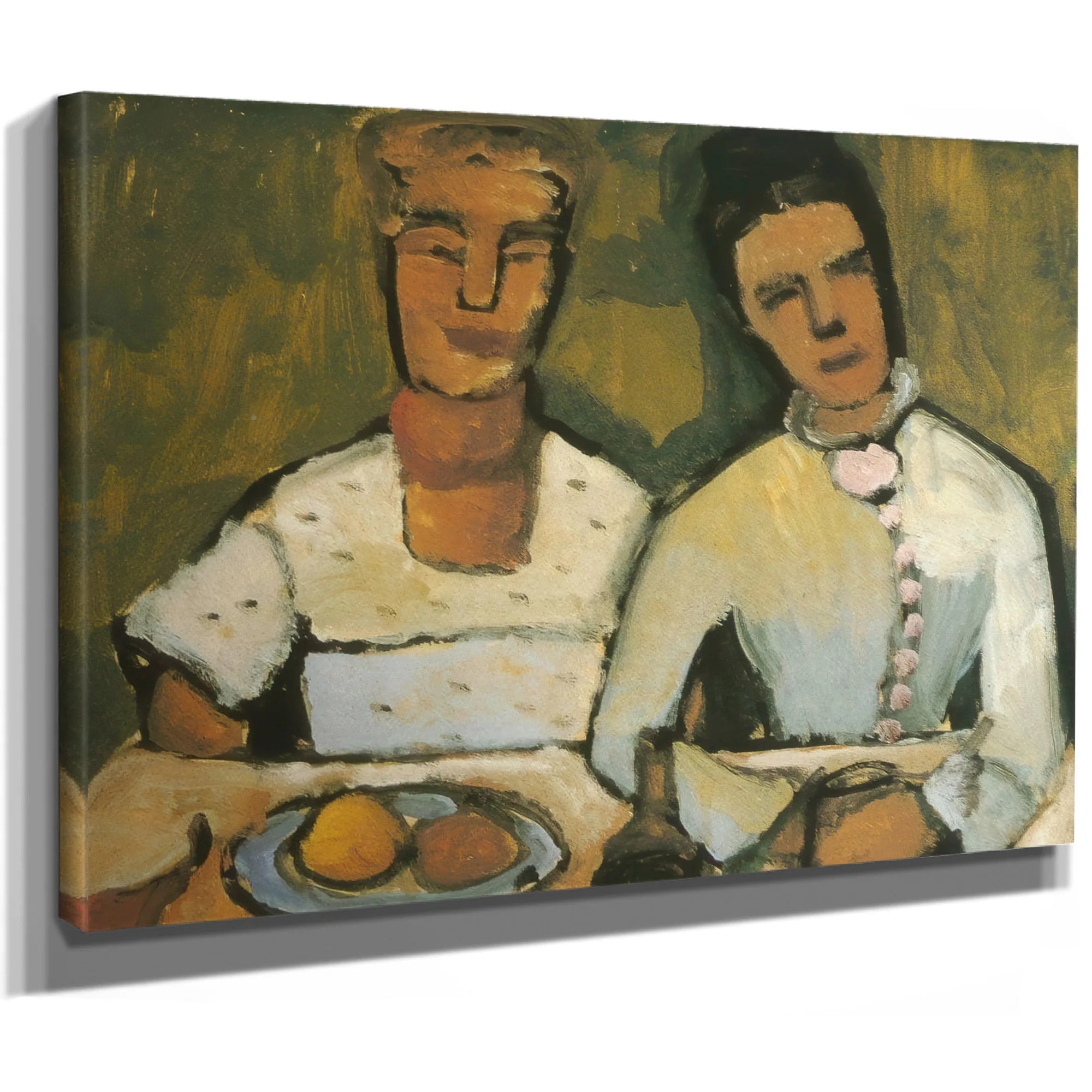 Lee Hoetger And Her Sister By Paula Modersohn Becker Fine Art Print