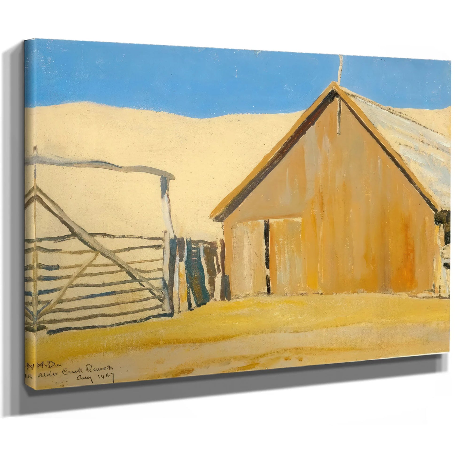 Alder Creek Ranch By Maynard Dixon Fine Art Print