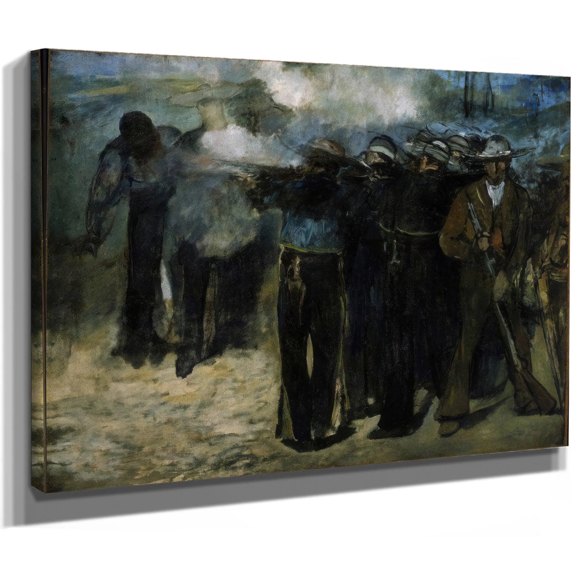 The Execution Of Emperor Maximilian 1867 Oil On Canvas 1959X2597Mm Museum Of Fine Arts Boston By Edouard Manet Fine Art Print