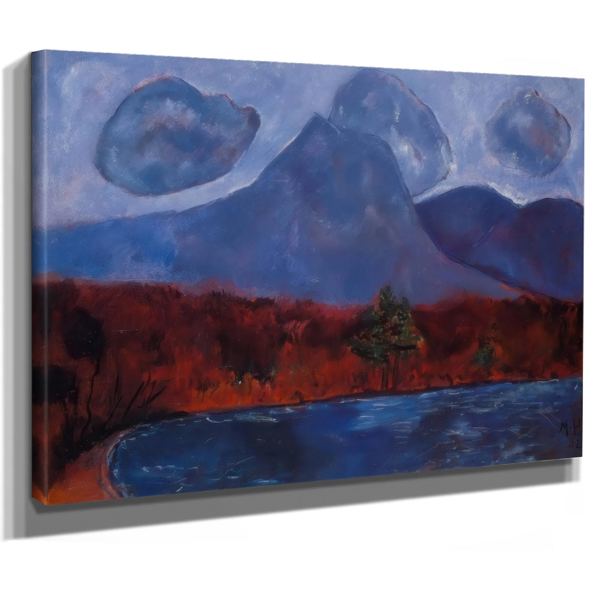 Mount Katahdin 1942 By Marsden Hartley Fine Art Print