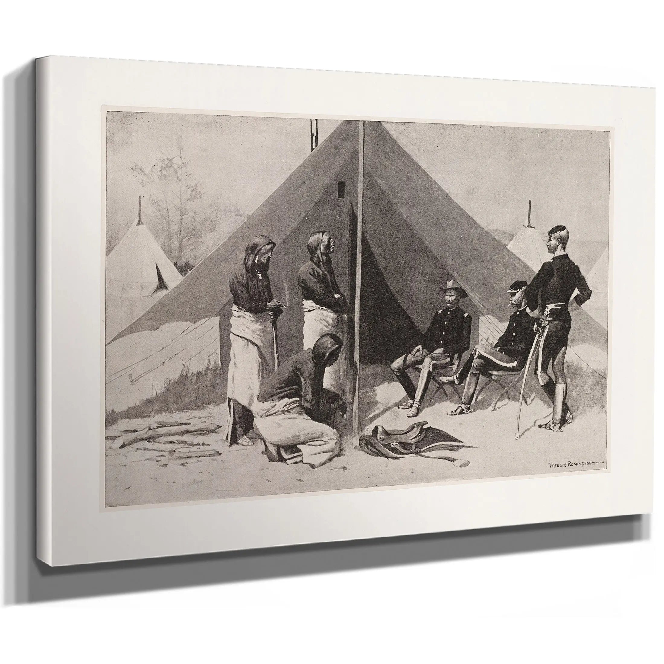An Appeal For Justice by Frederic Remington
