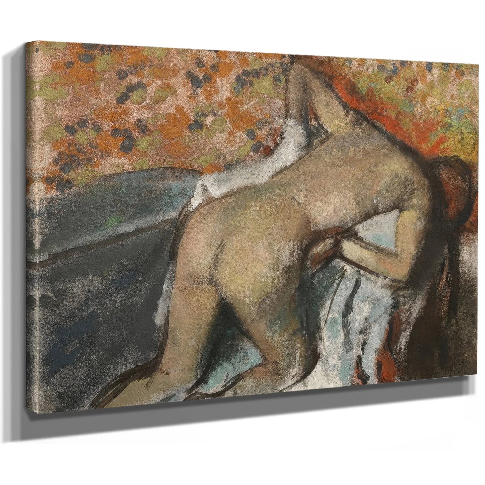 After The Bath, Woman Drying Herself (Après Le Bain, Femme S'essuyant) By Edgar Degas Fine Art Print