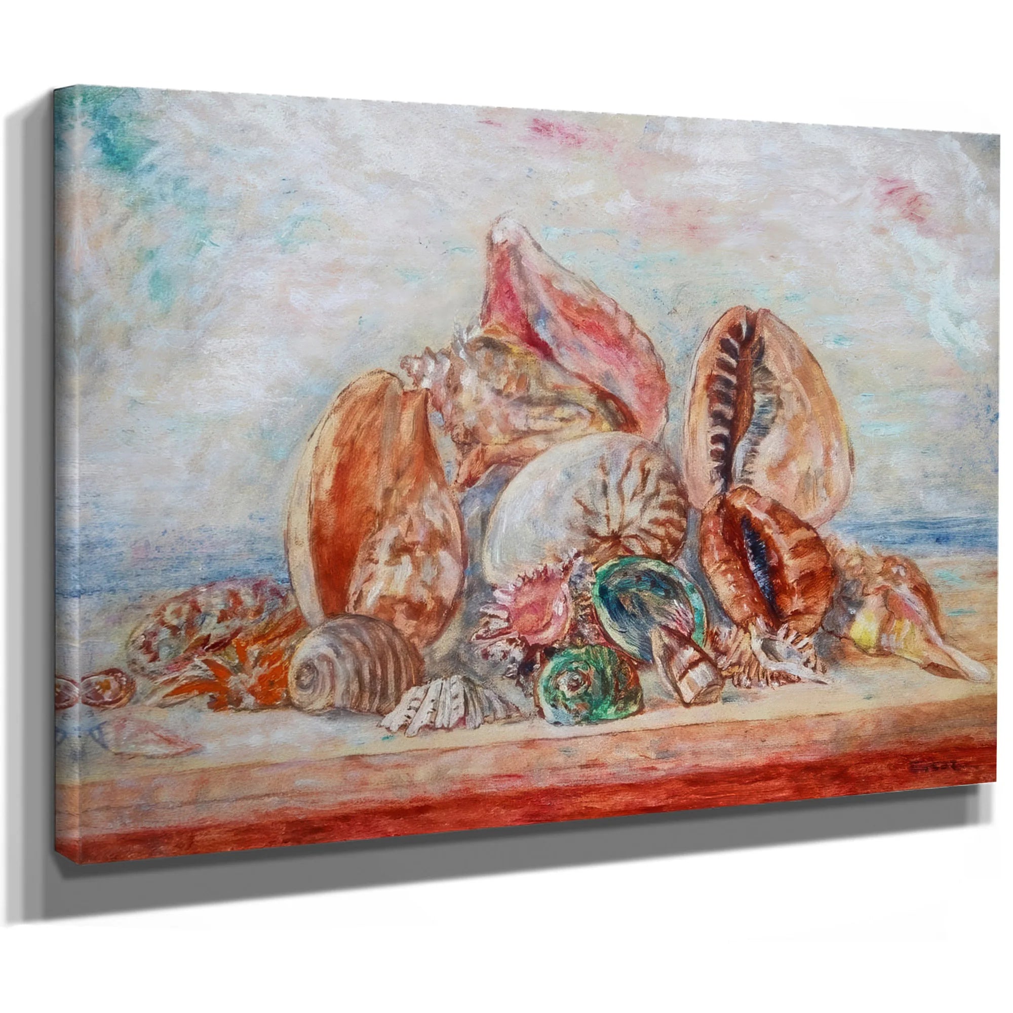 Still Life With Shells By James Ensor Fine Art Print