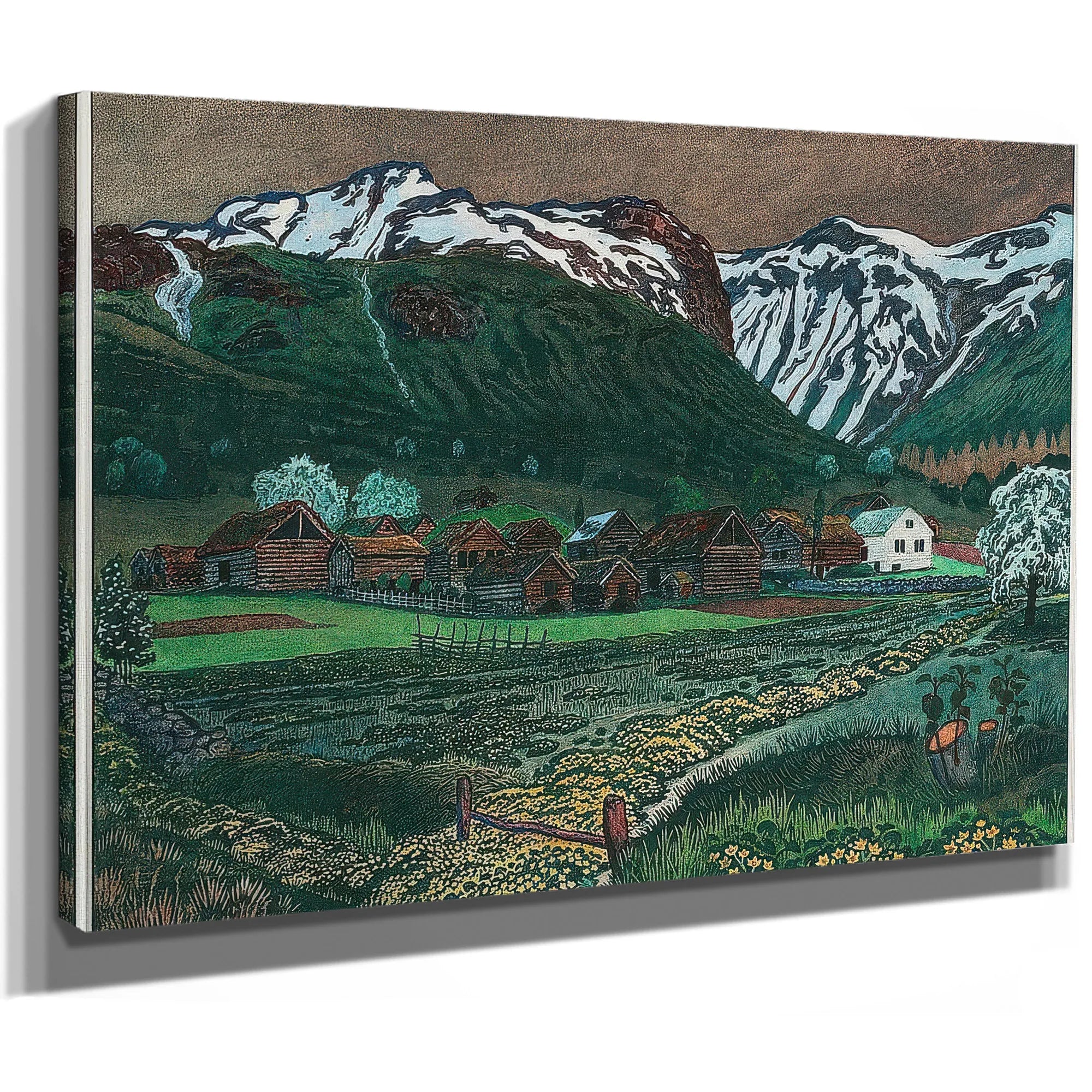 Marsh Marigold Night 2 By Nicolai Astrup Fine Art Print