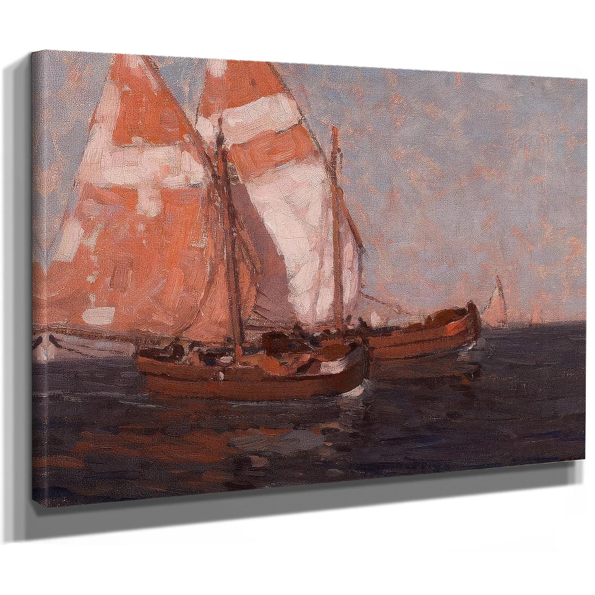 Sailboats On The Adriatic By Edgar Payne Fine Art Print