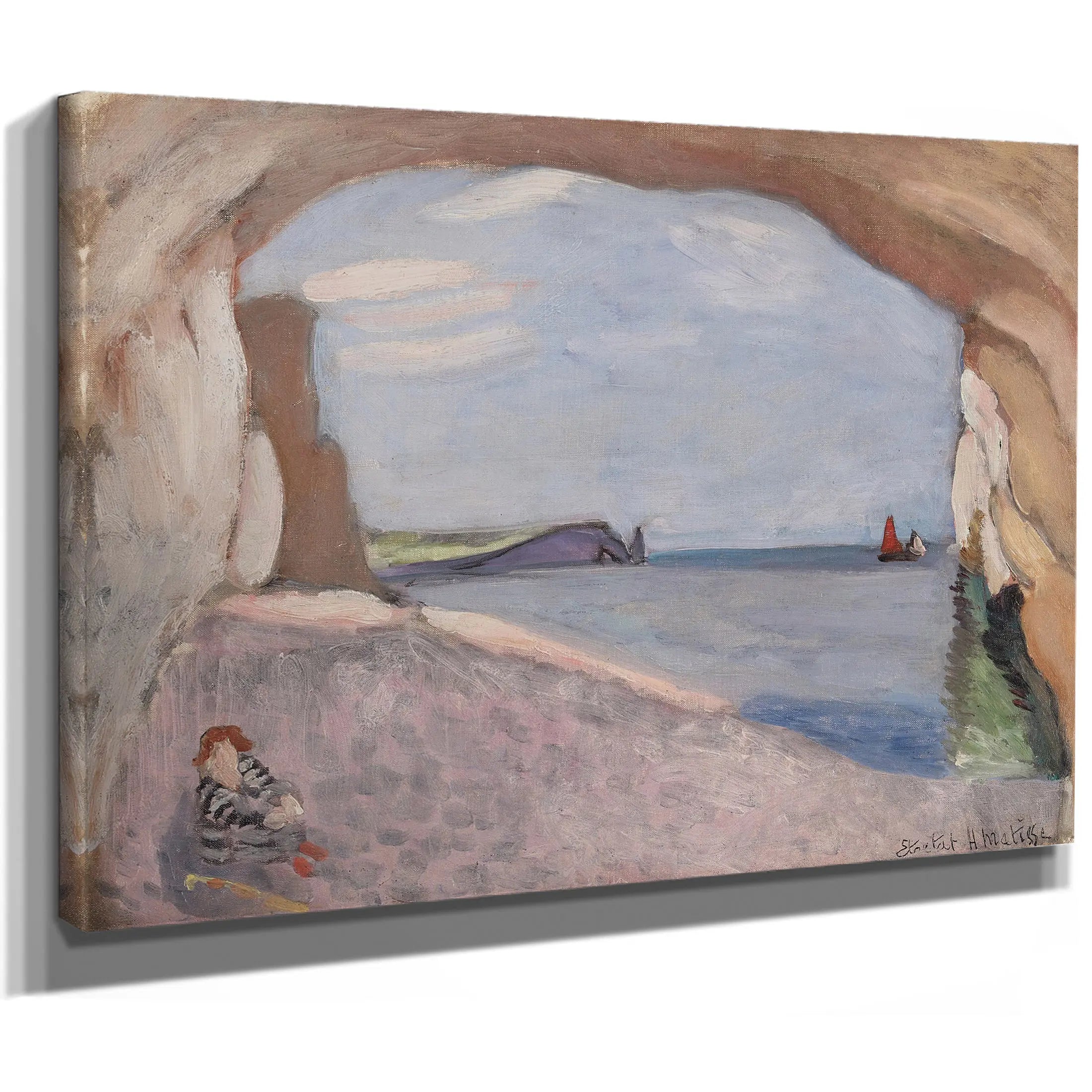The Arch At Rtretat by Henri Matisse