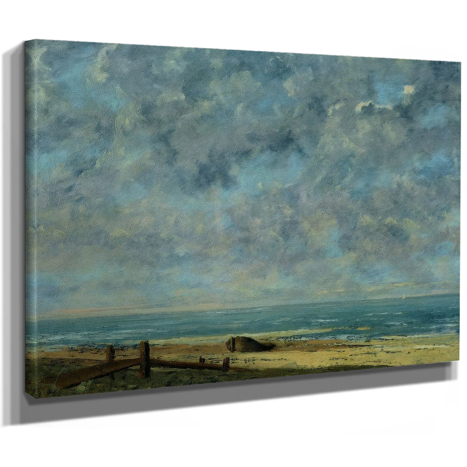 The Sea 1 By Jean Desire Gustave Courbet Fine Art Print
