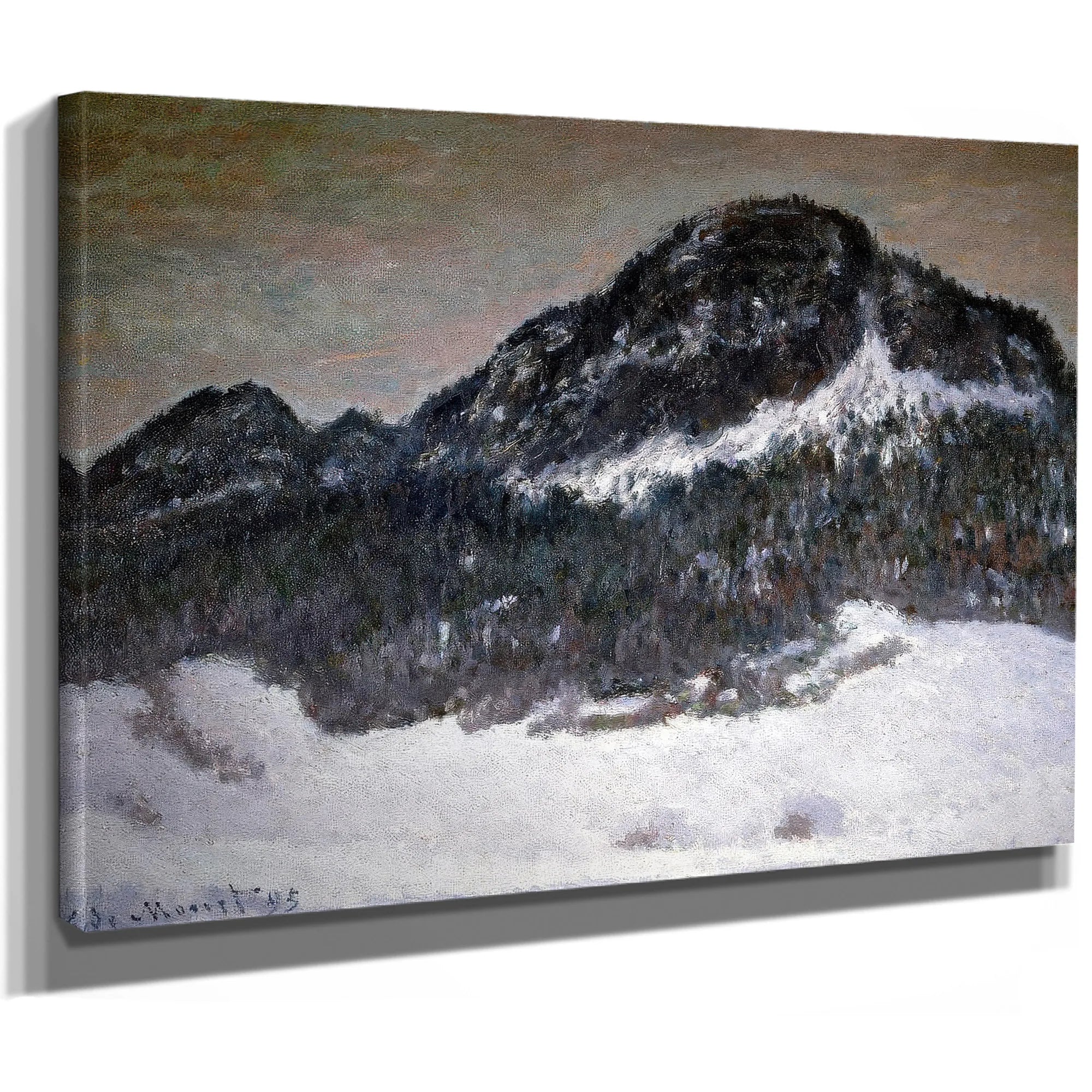 Mount Kolsaas Norway By Claude Monet Fine Art Print