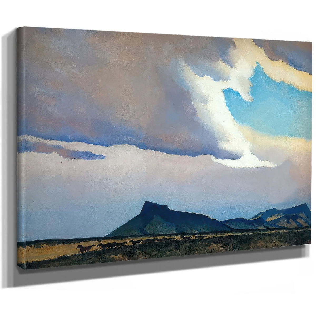 Wild Horses By Maynard Dixon Fine Art Print