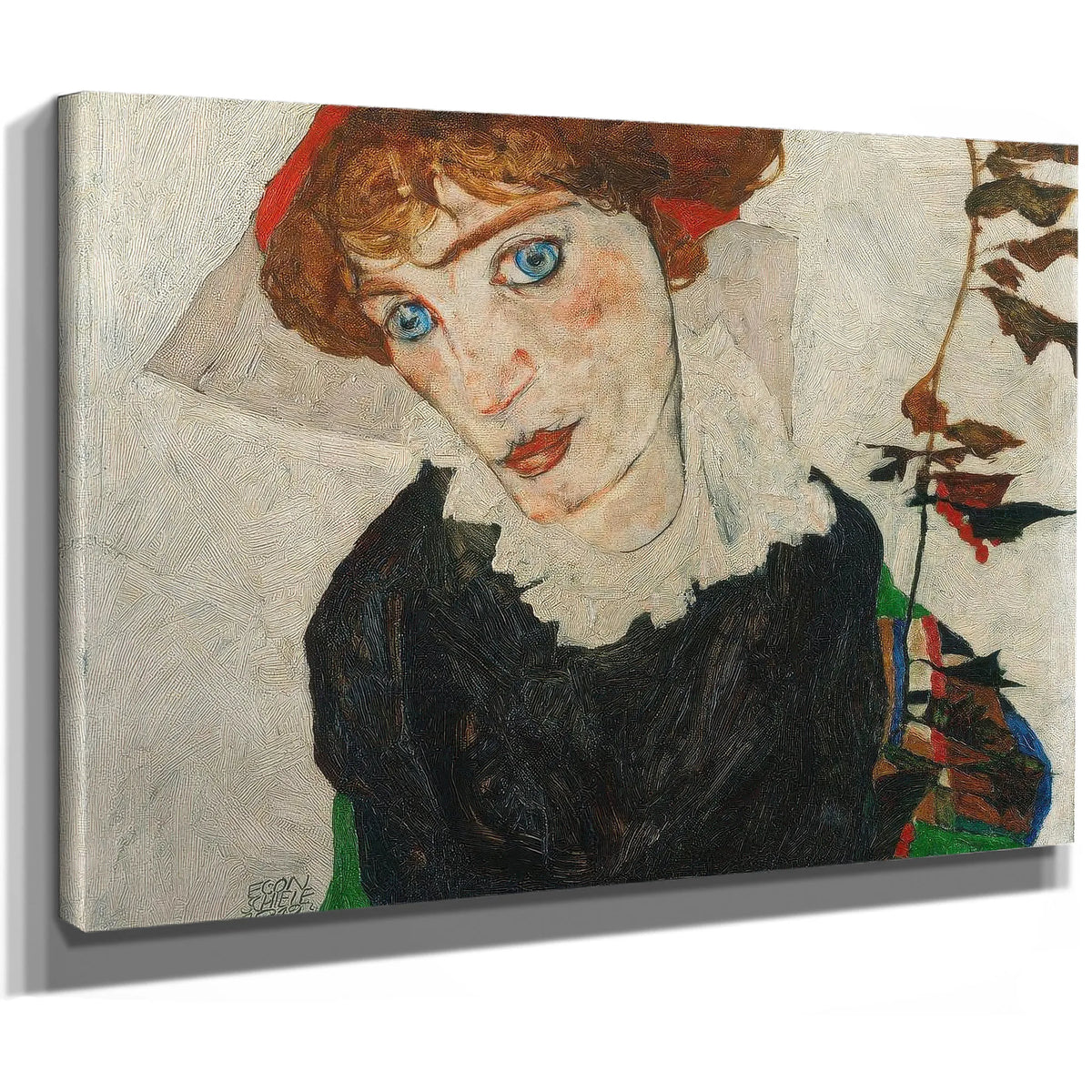 Egon Schiele Portrait Of Wally Neuzil 1912 By Egon Schiele Fine Art Print