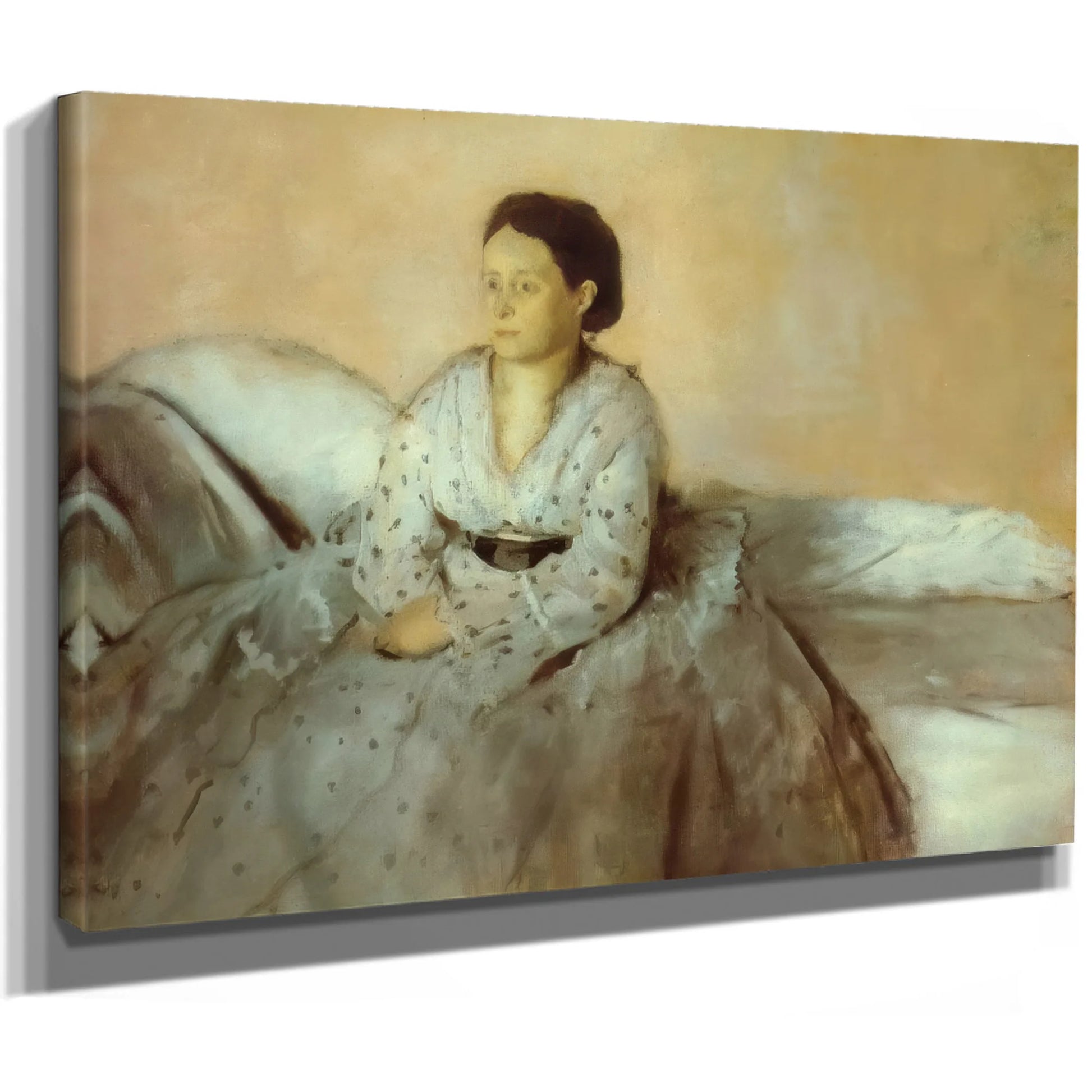 Estelle Musson By Edgar Degas Fine Art Print